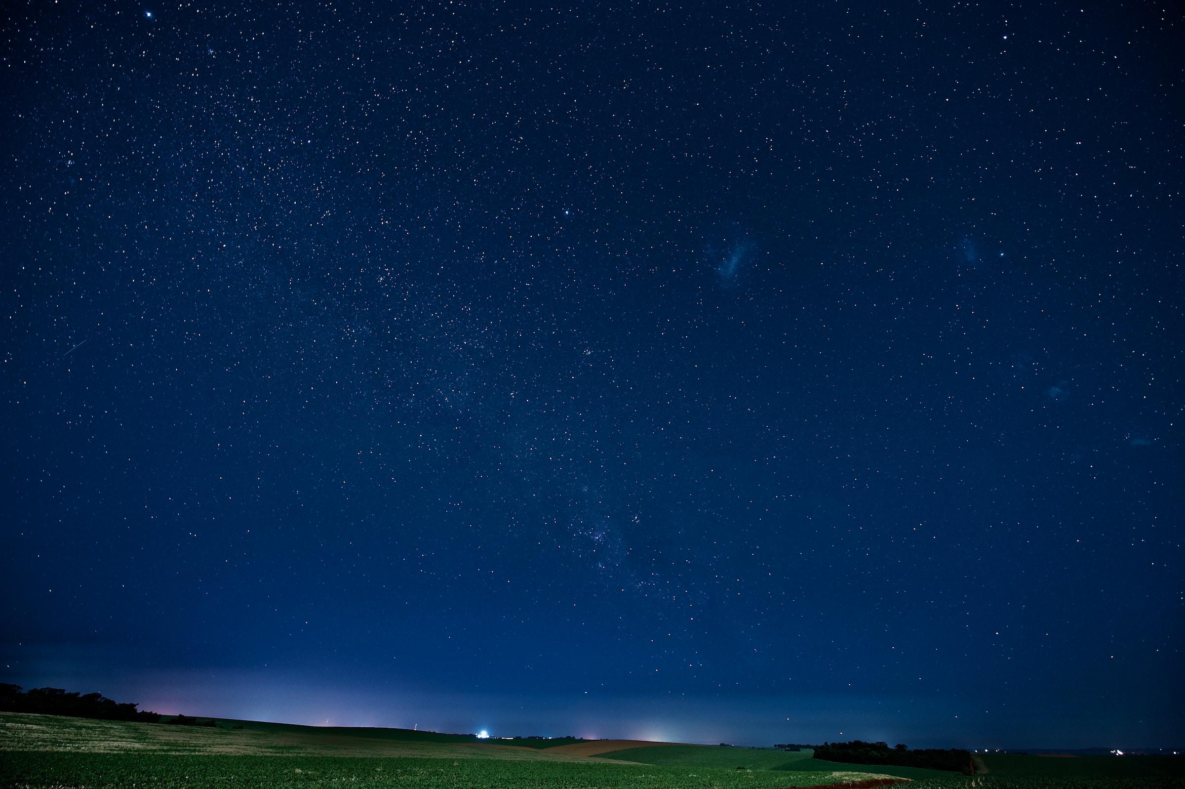 Nacht over Rio Grande do Sol, Brazilië