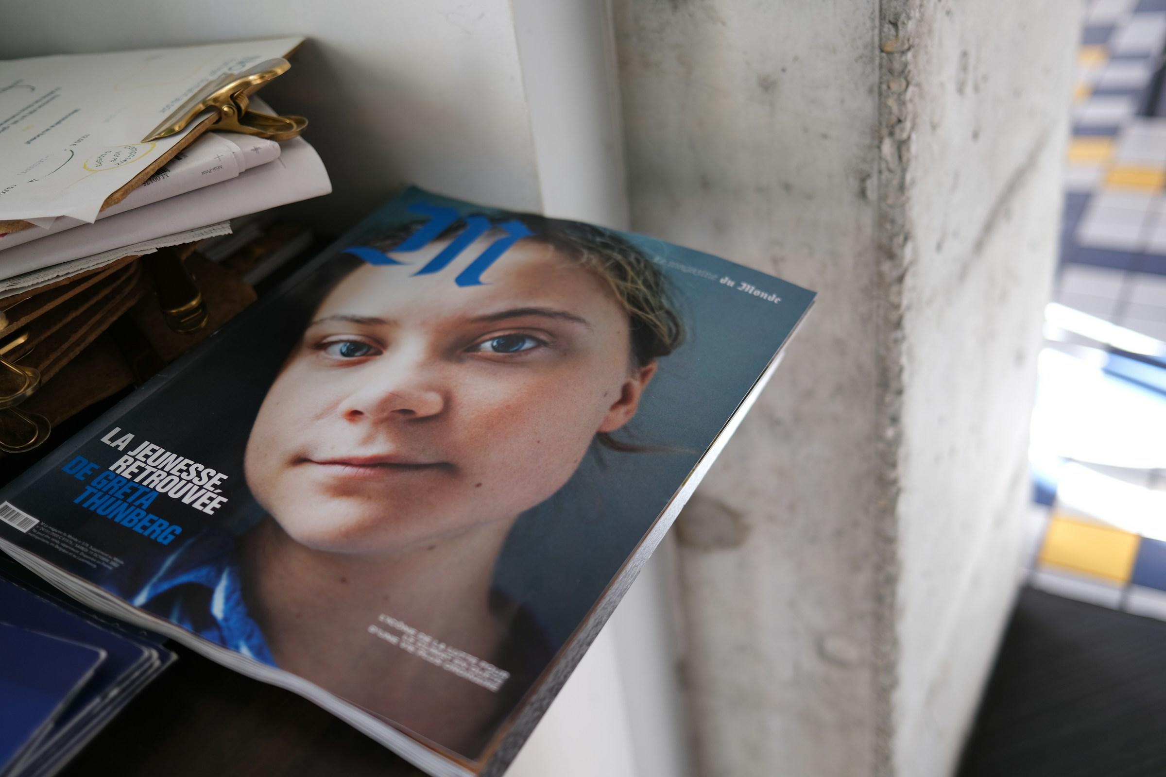 Frans magazine op plank