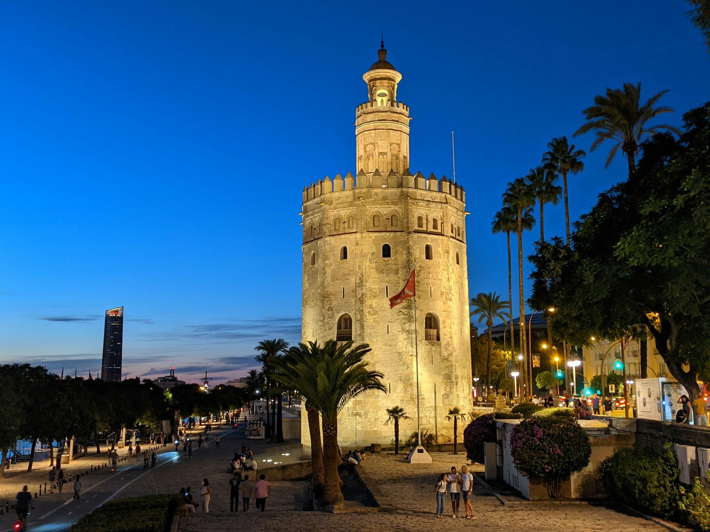 Torre del Oro (Toren van het Goud) in Sevilla