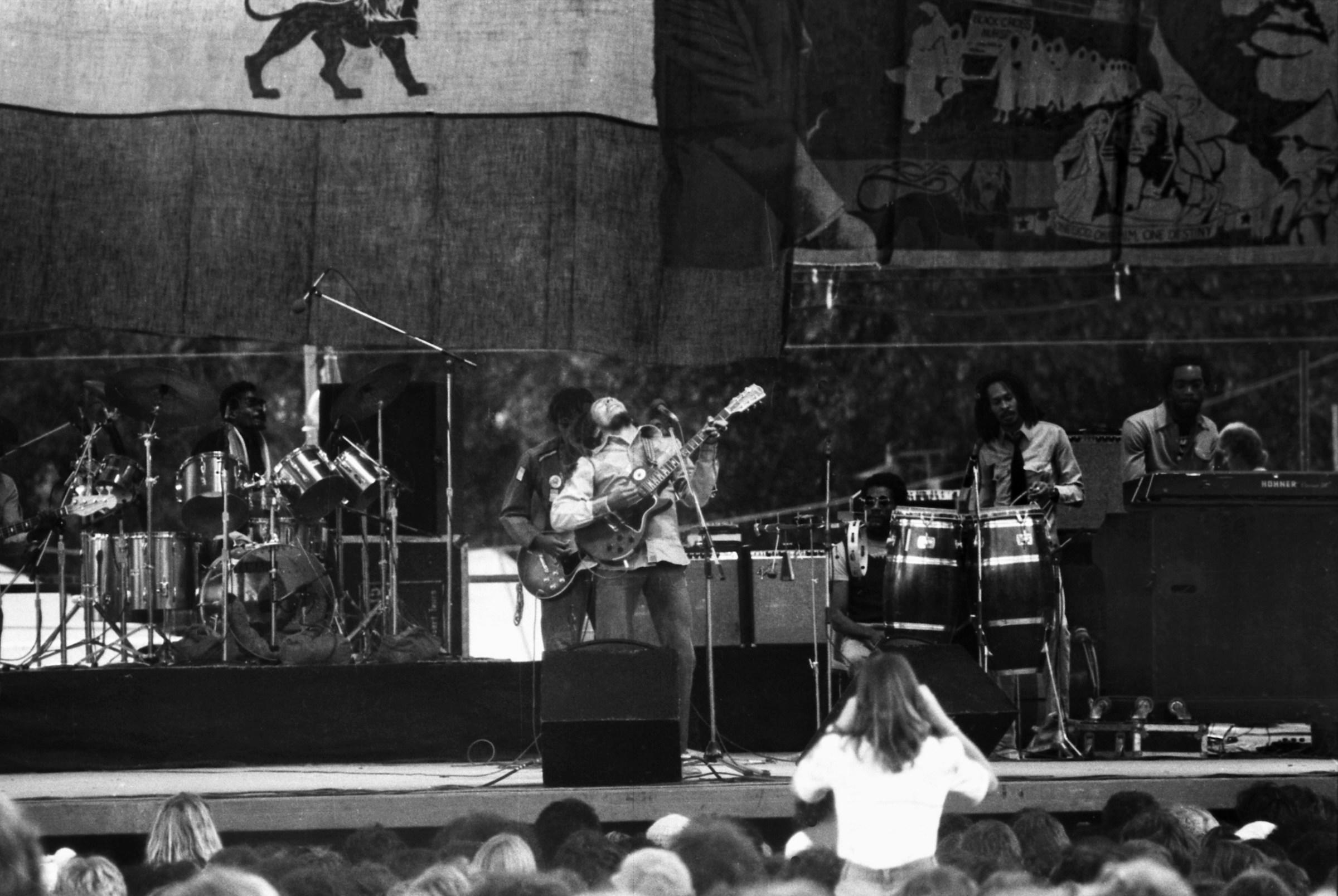 Optreden Bob Marley & The Wailers