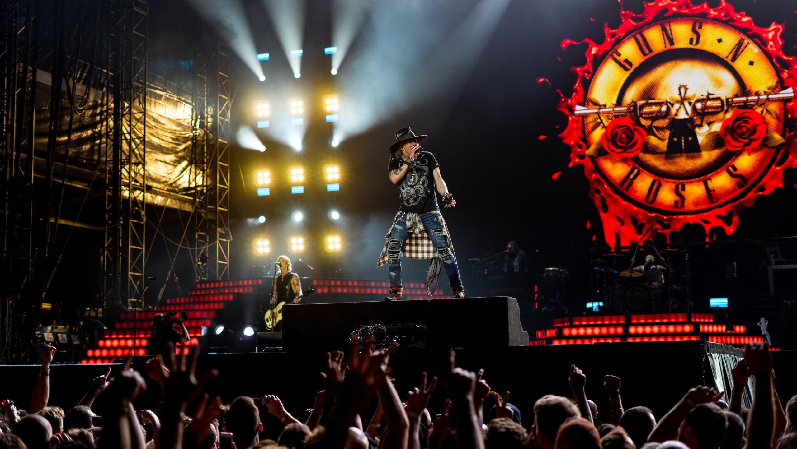 Optreden Guns N' Roses in Londen