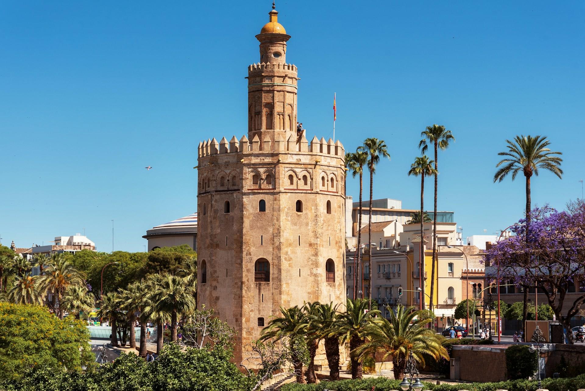 de uitkijktoren in sevilla