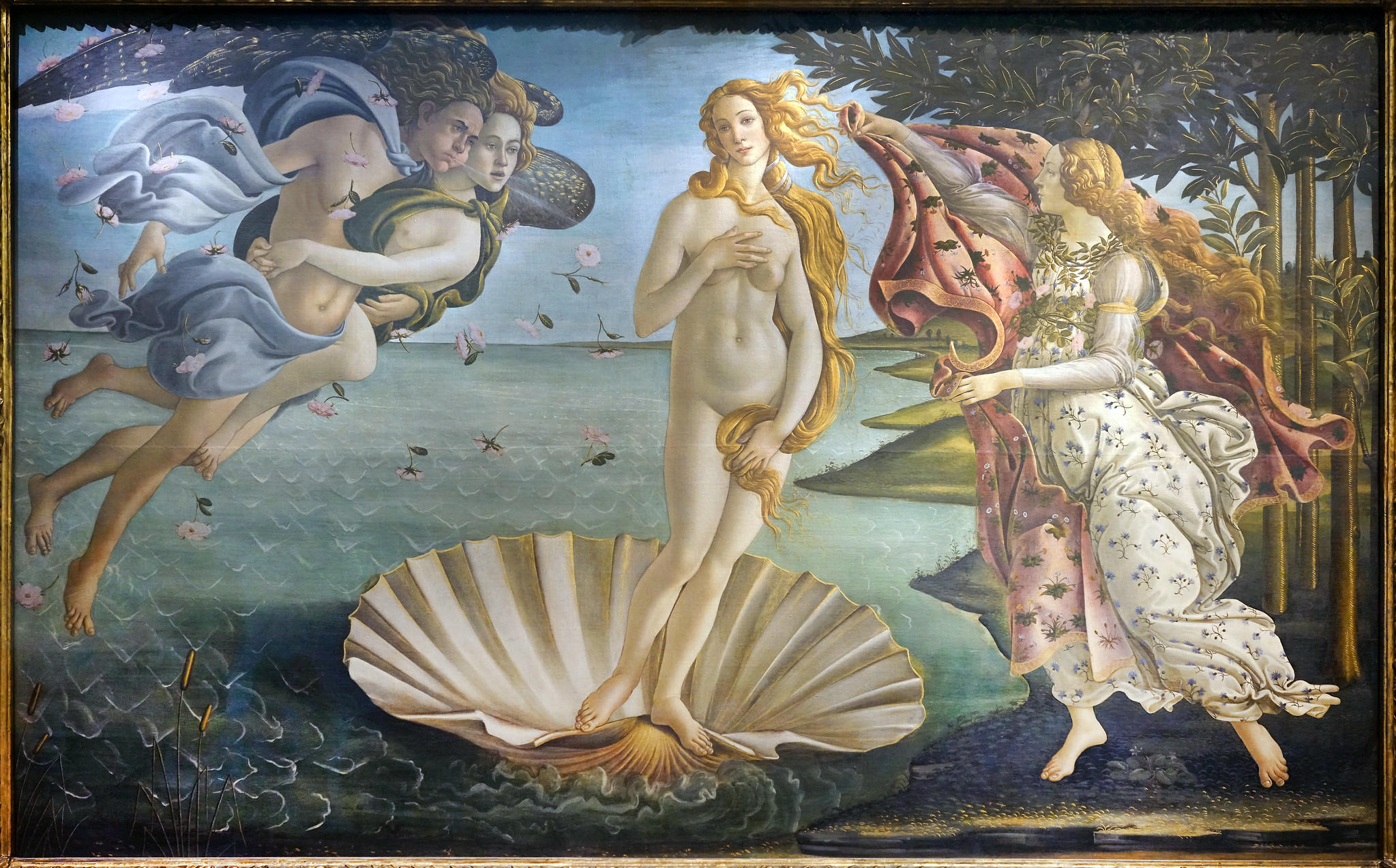 Schilderij 'De Geboorte van Venus' van Botticelli