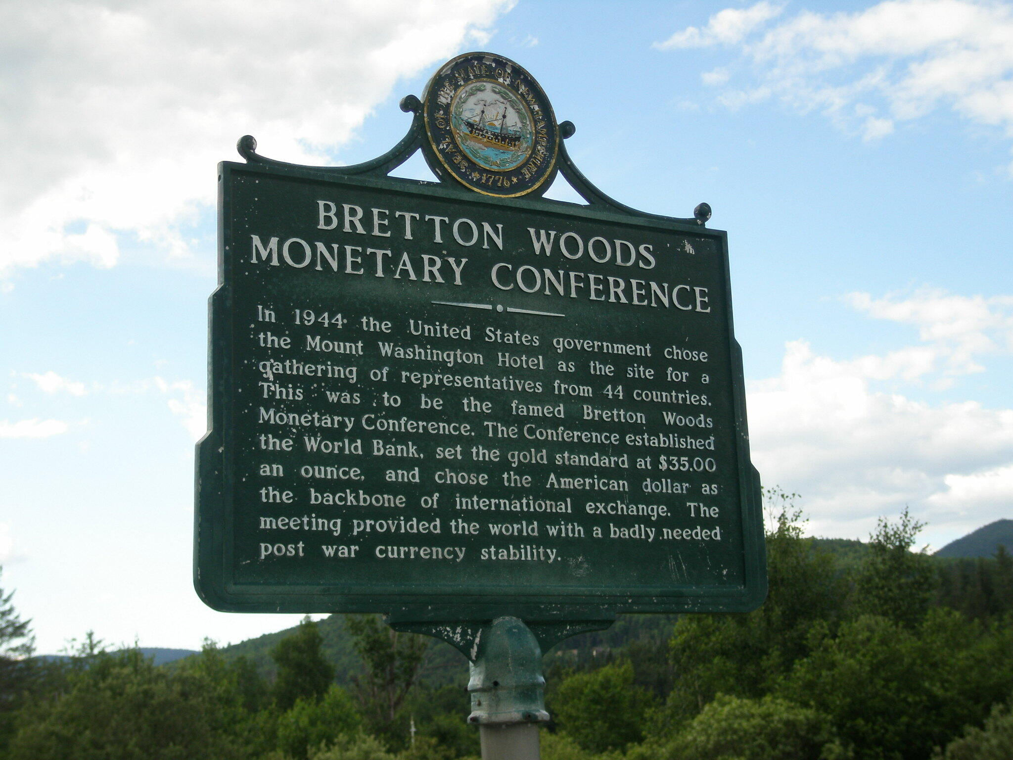 Gedenkschrift Bretton Woods