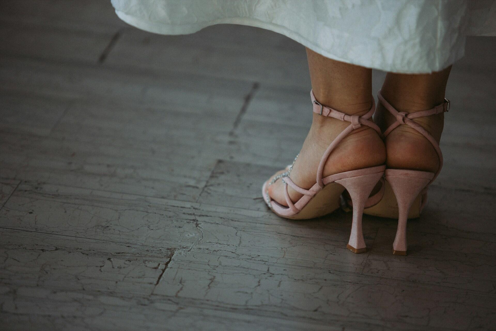 Schoenen met hoge hakken
