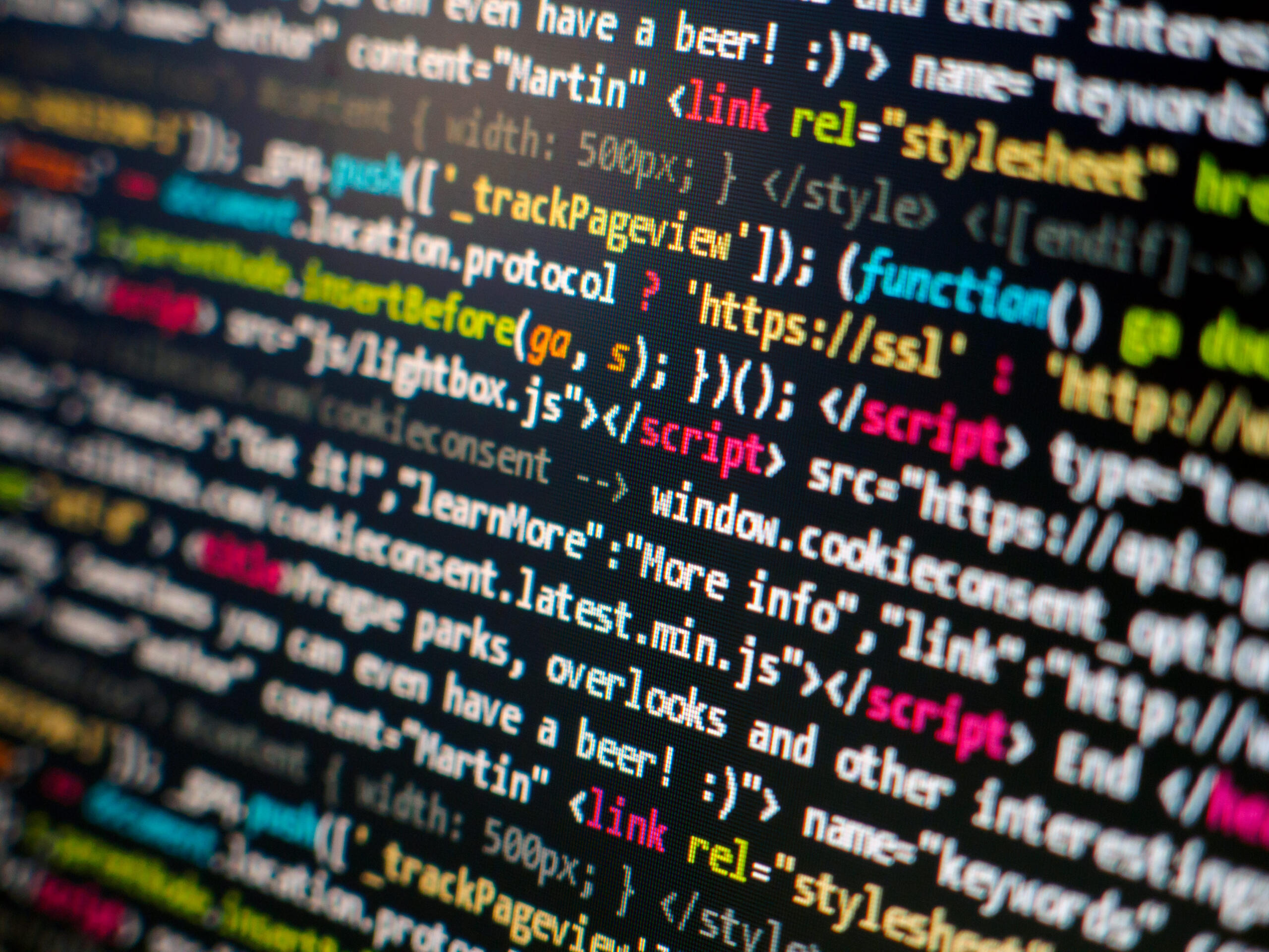 Programmeren met HTML en CSS.