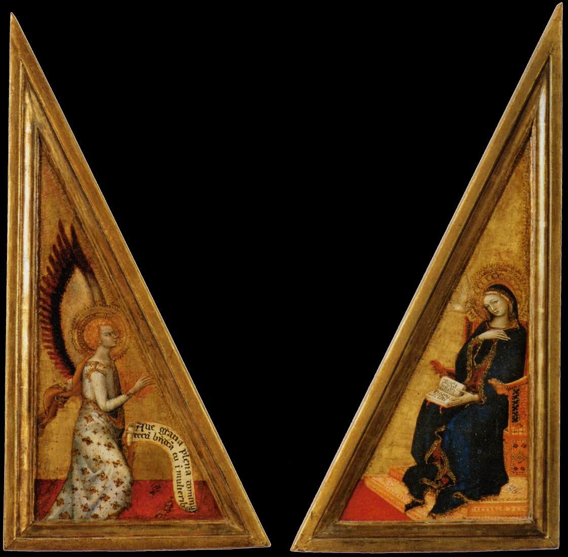 Annunciatie van Matteo Giovanetti