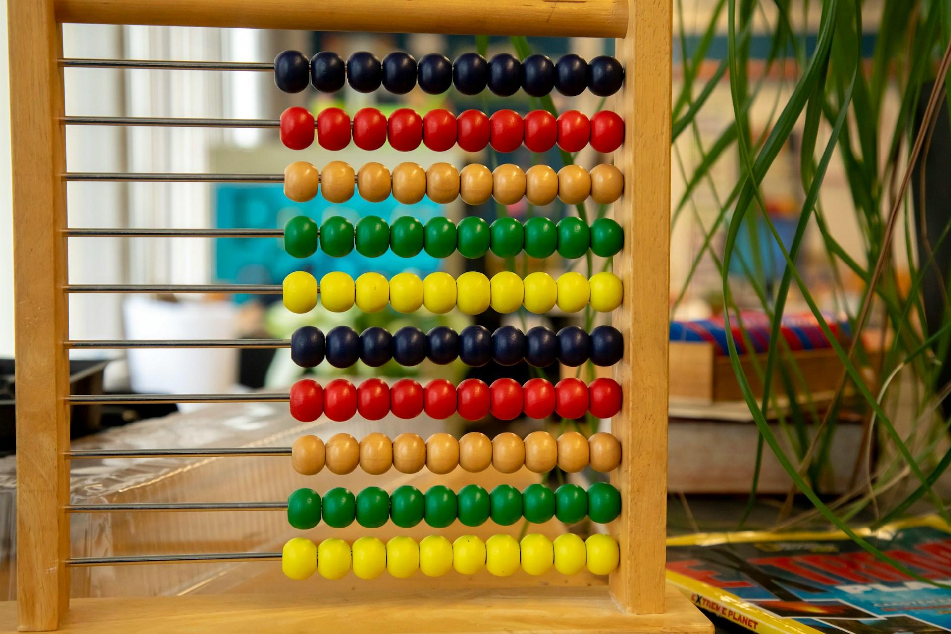 Kuleramme til enkel matteutregning