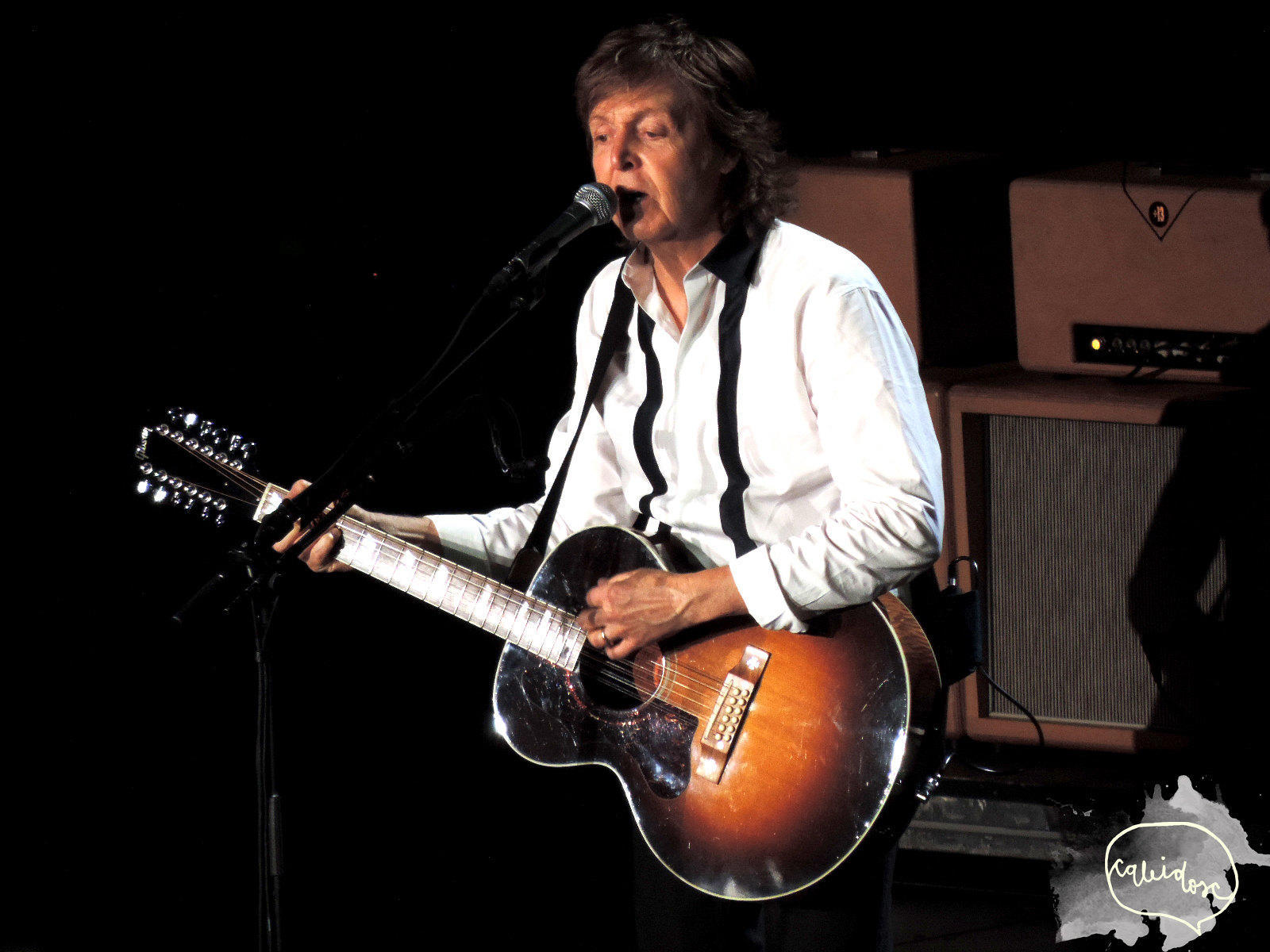 Paul McCartney med gitar