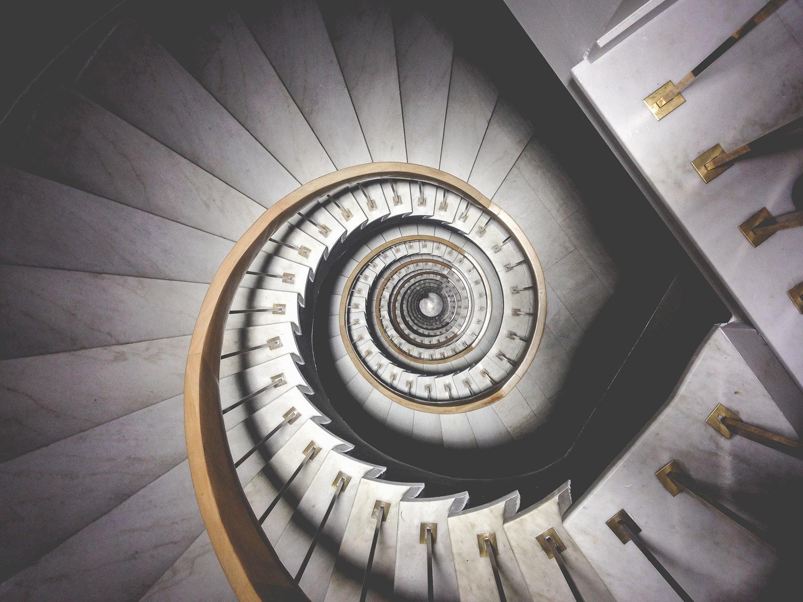 En spiraltrapp