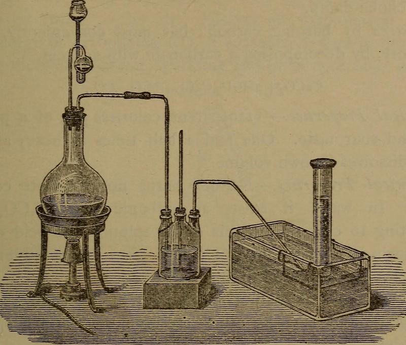 Illustrasjon av bunsenbrenner.