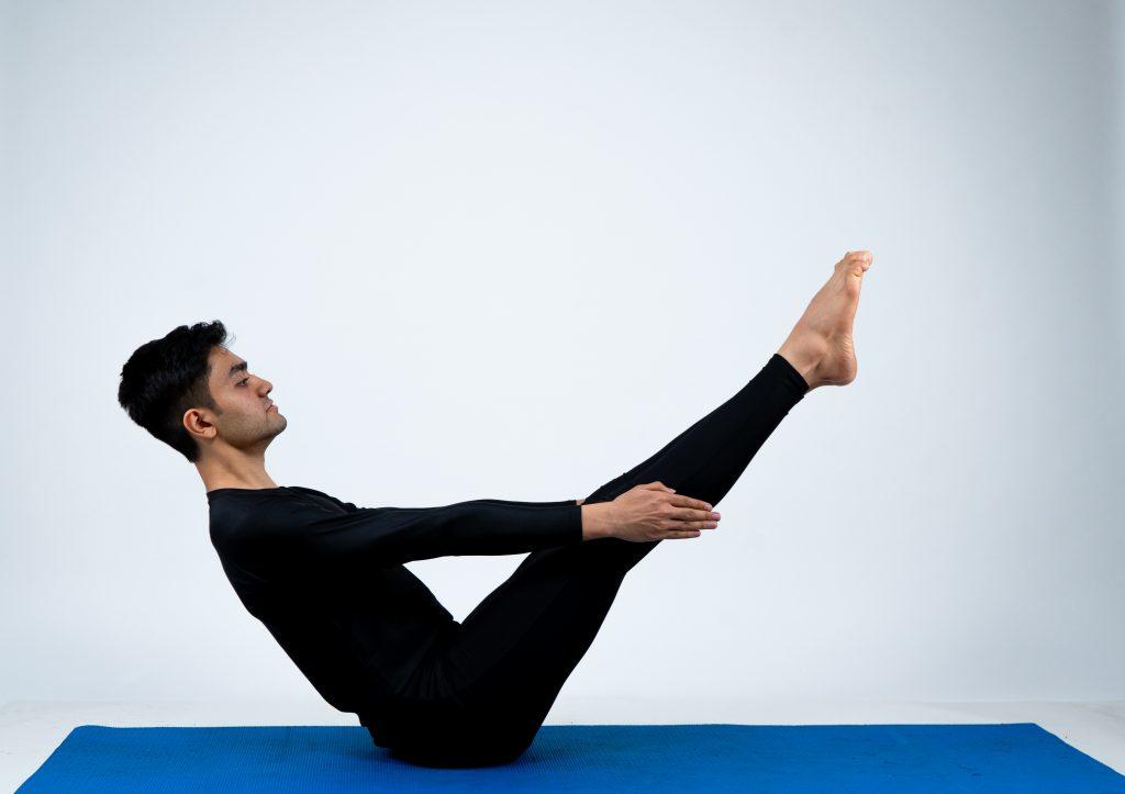 Båt yogastilling