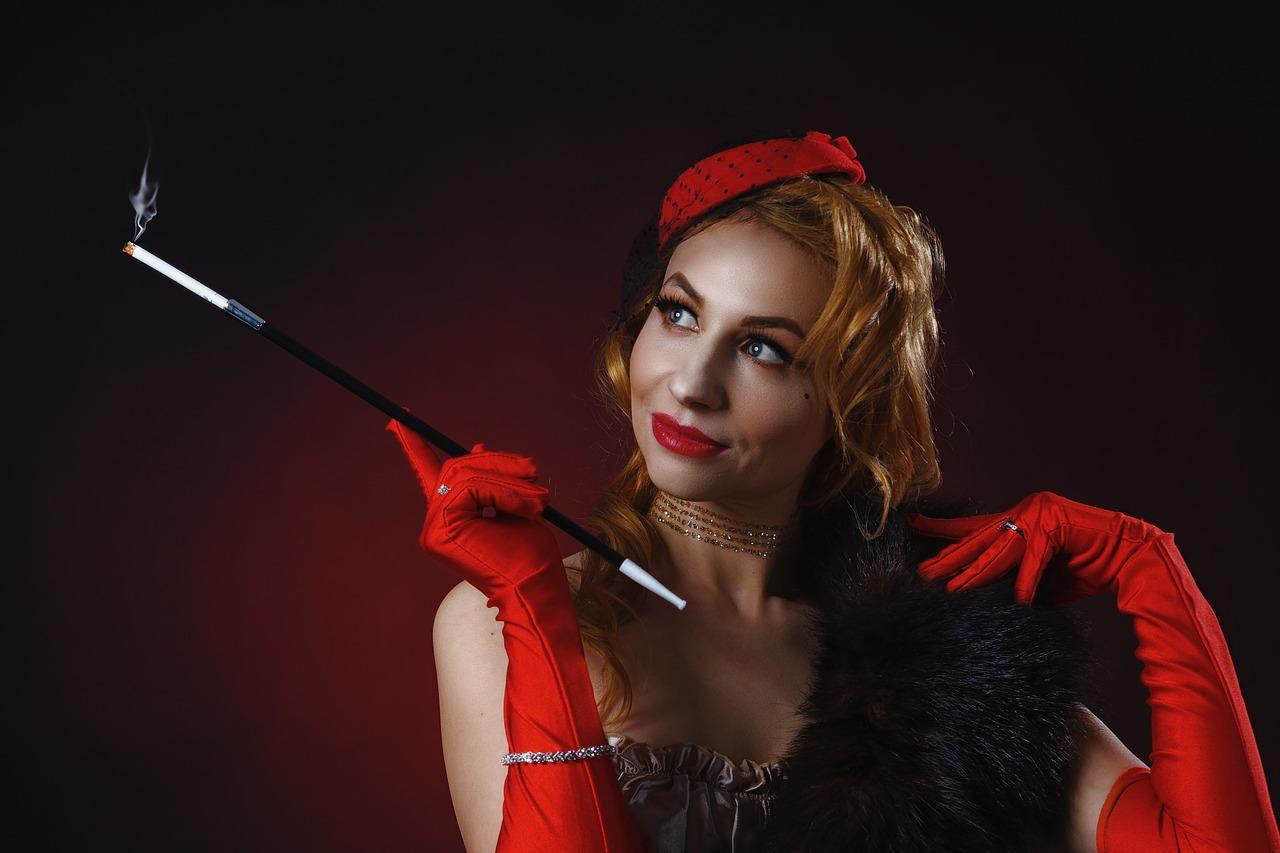 Burlesque kvinne