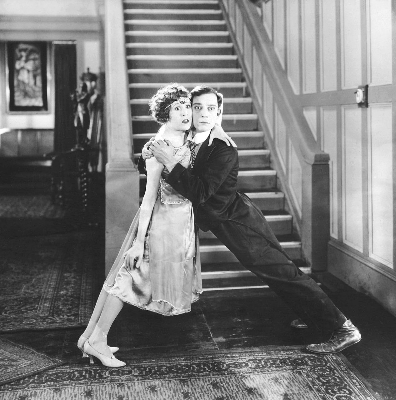 Stumfilm med Buster Keaton