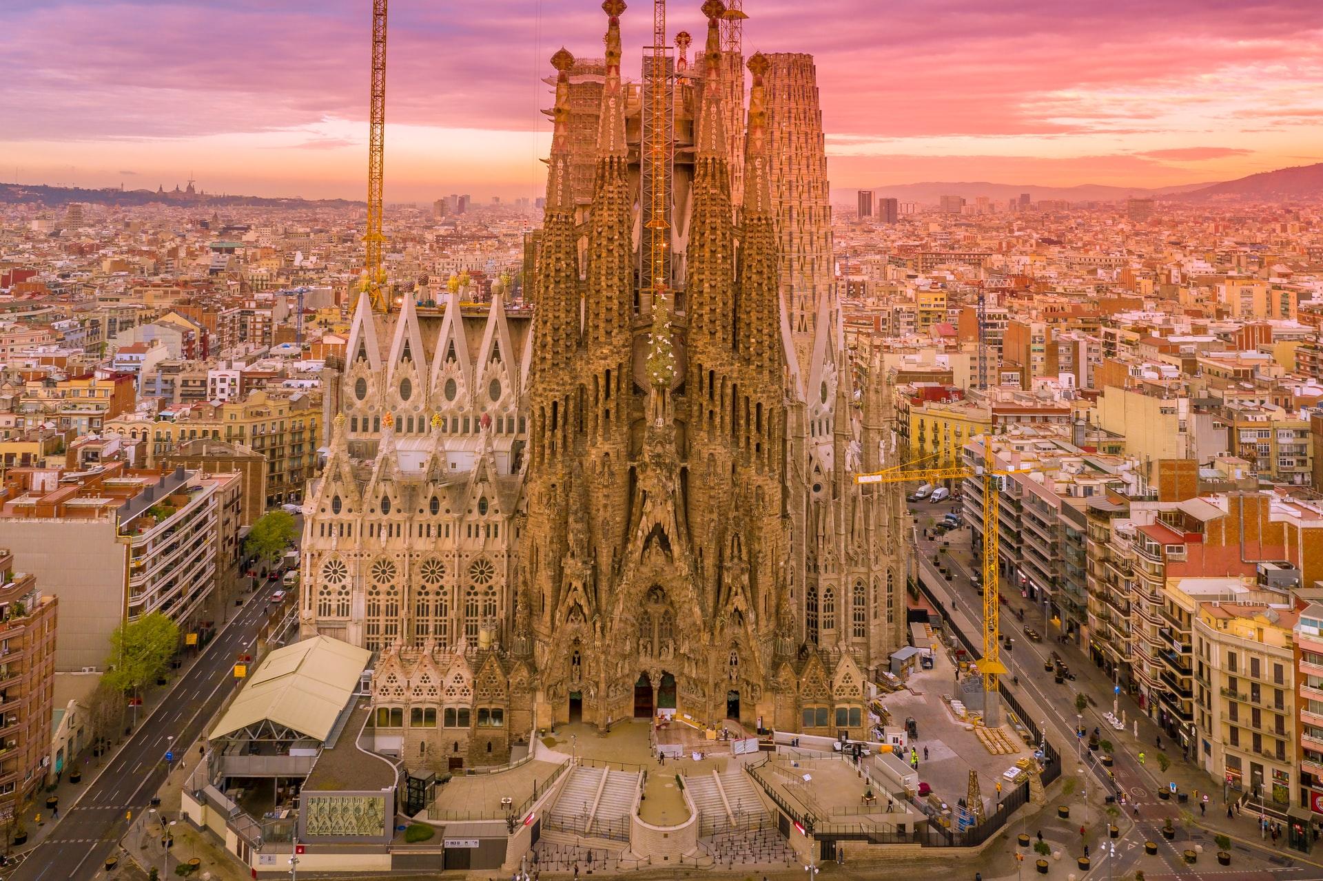 Sagrada Família i Barcelona, Spania