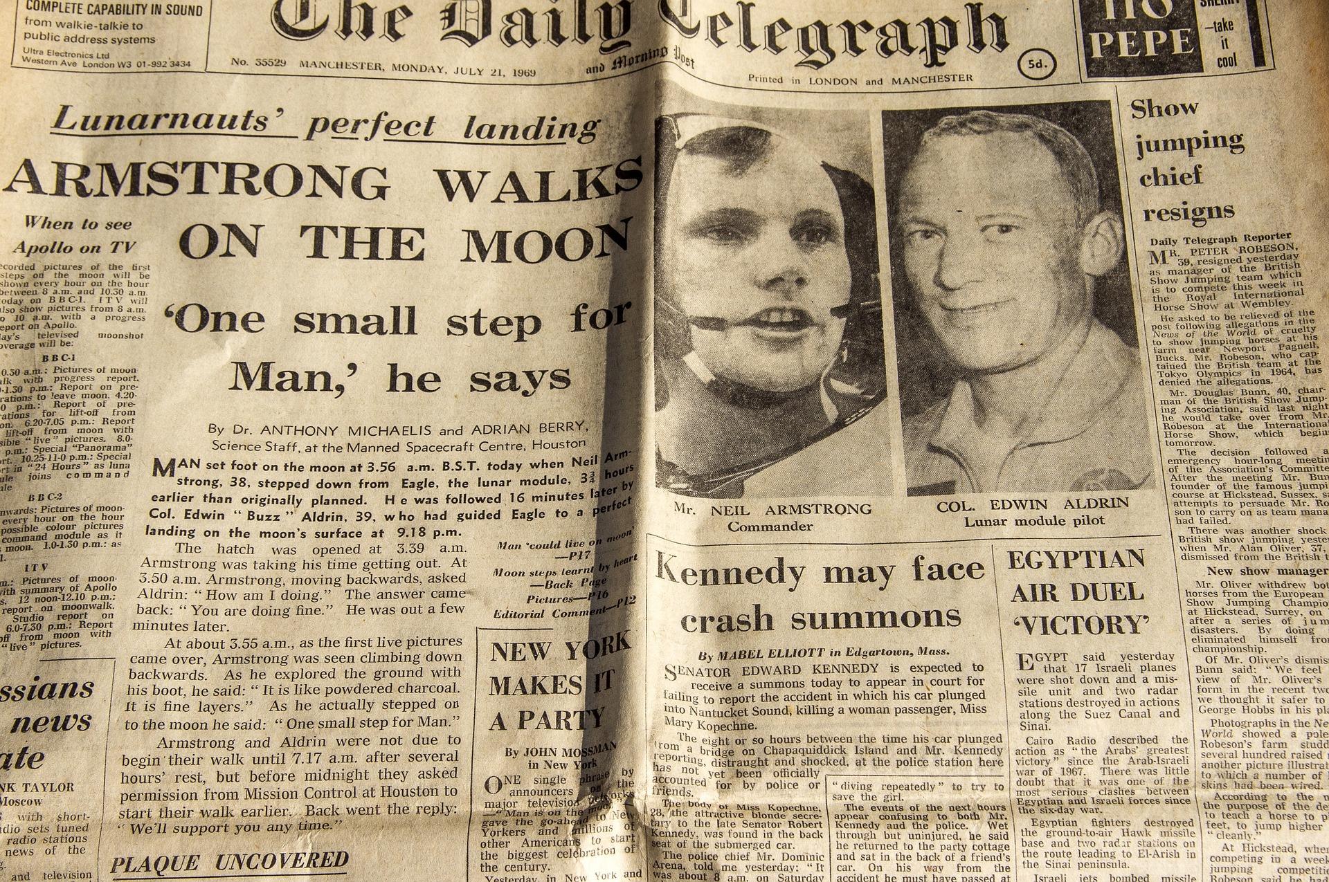 Utklipp fra The Daily Telegraph