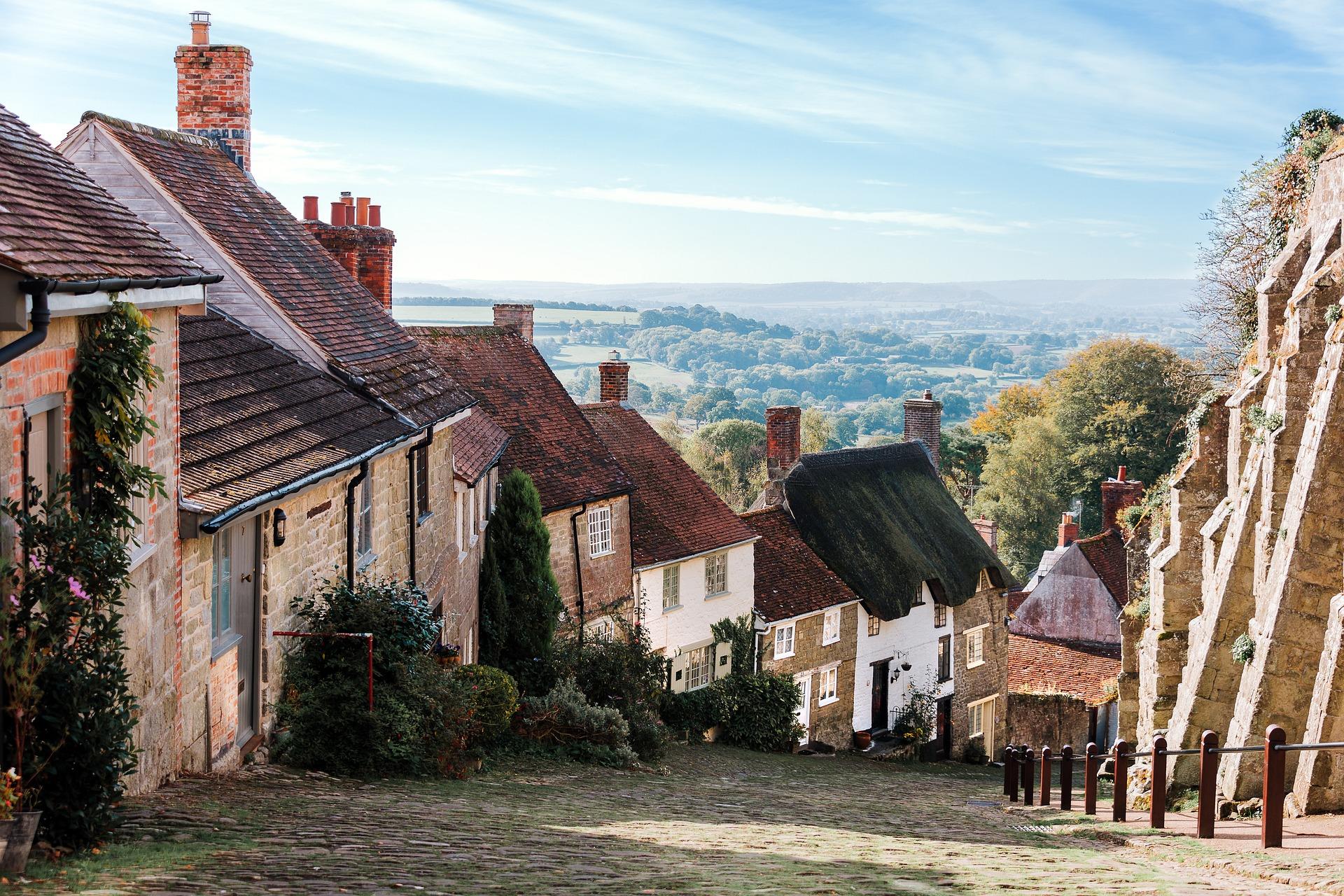 En typisk landsby i England