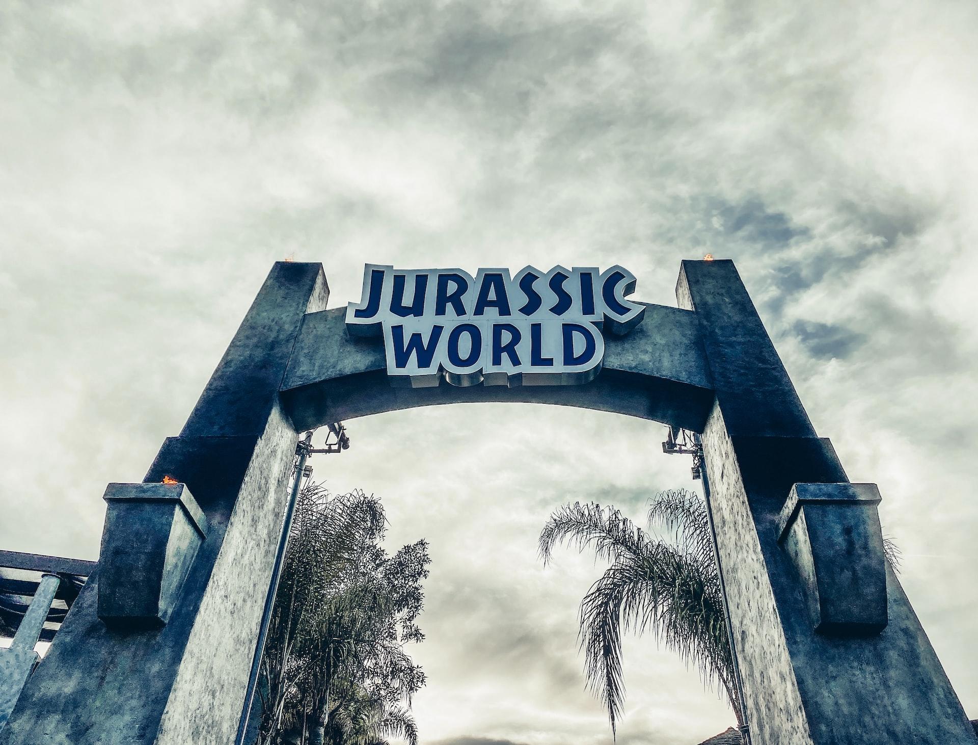 Porten til "Jurassic World".