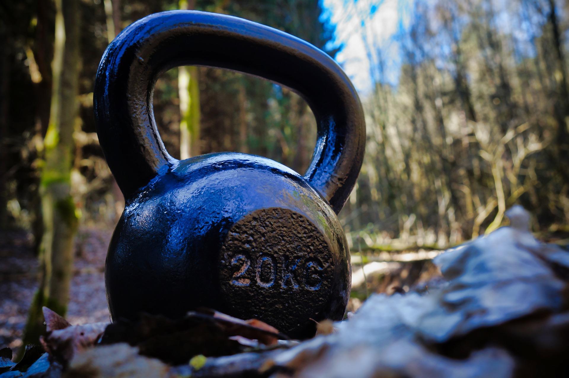 Trening ute med kettlebell