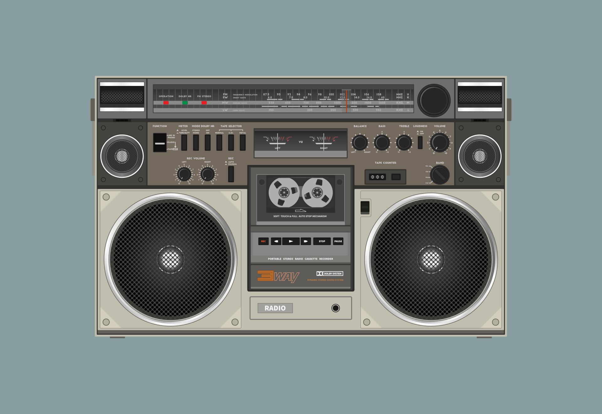 Gammel radiospiller
