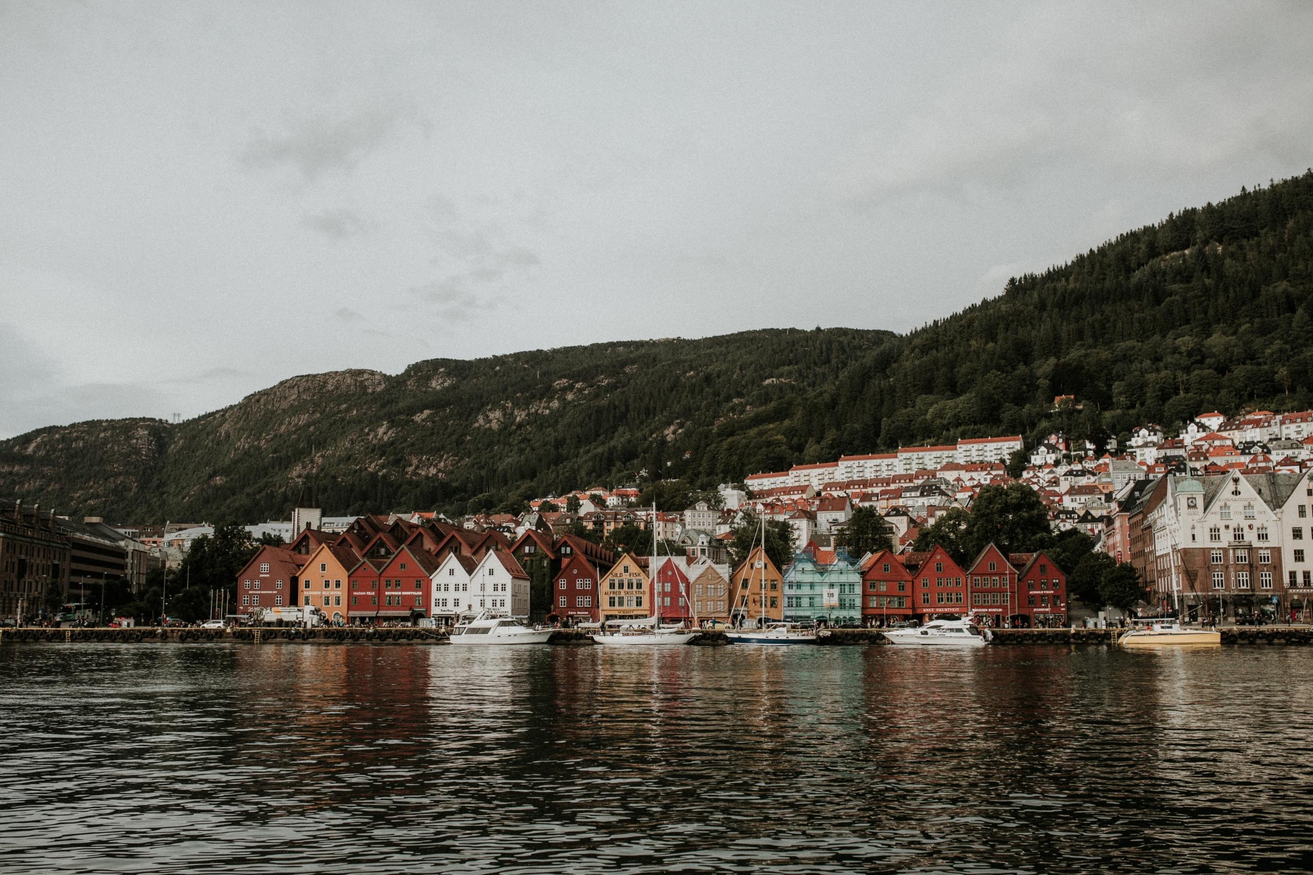 Gråvær i Bergen