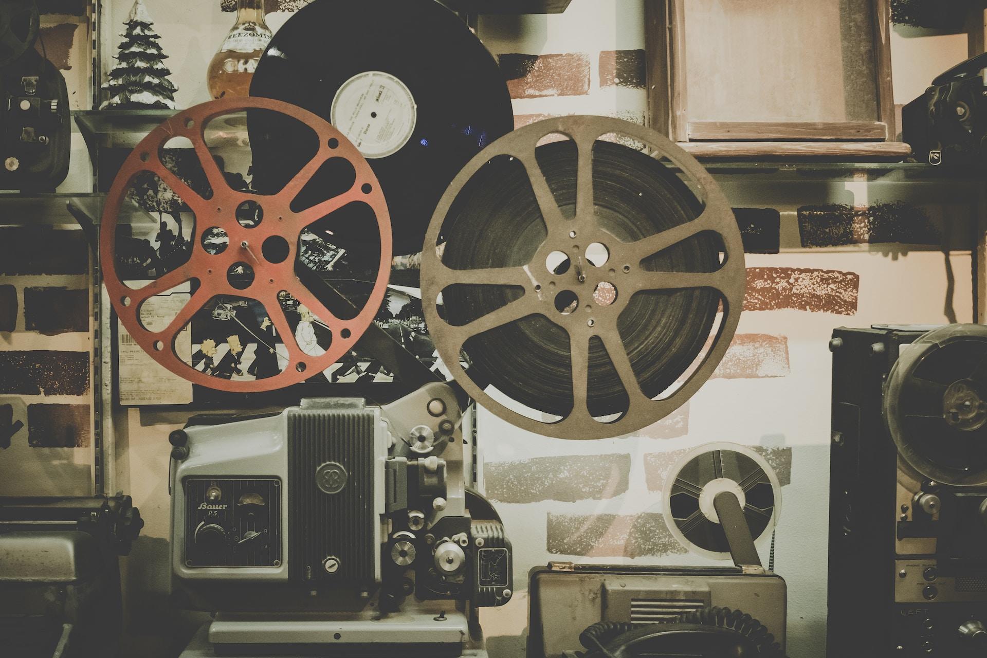 Filmruller som brukes til fremvisning av film.