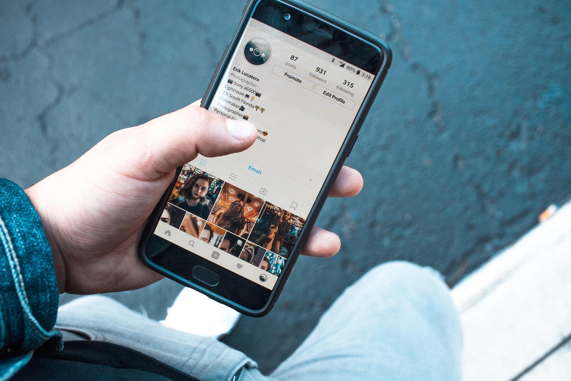 Instagram profil.