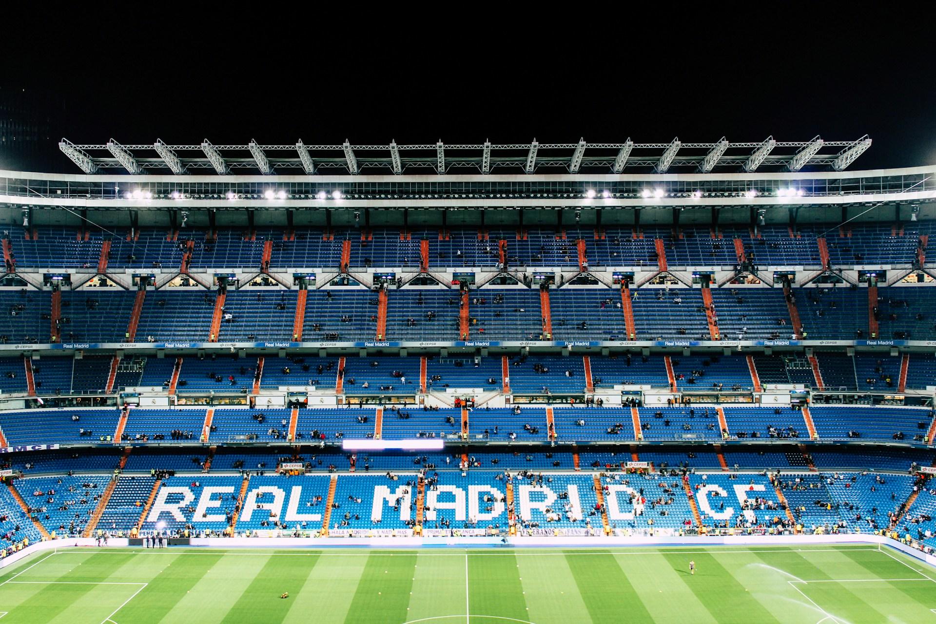 Fotballstadion til det spanske fotballaget Real Madrid.