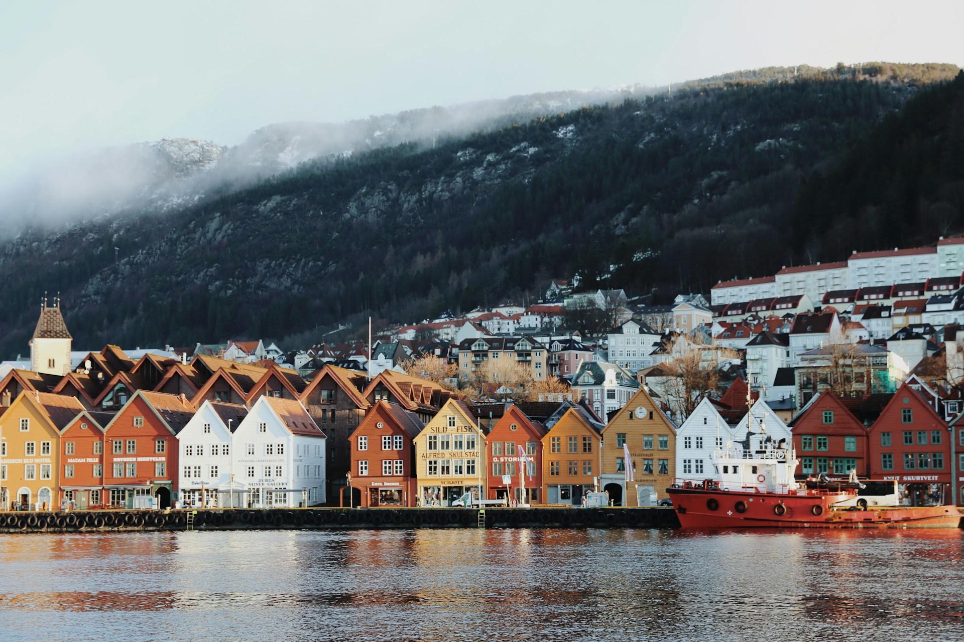 Brygga i Bergen.
