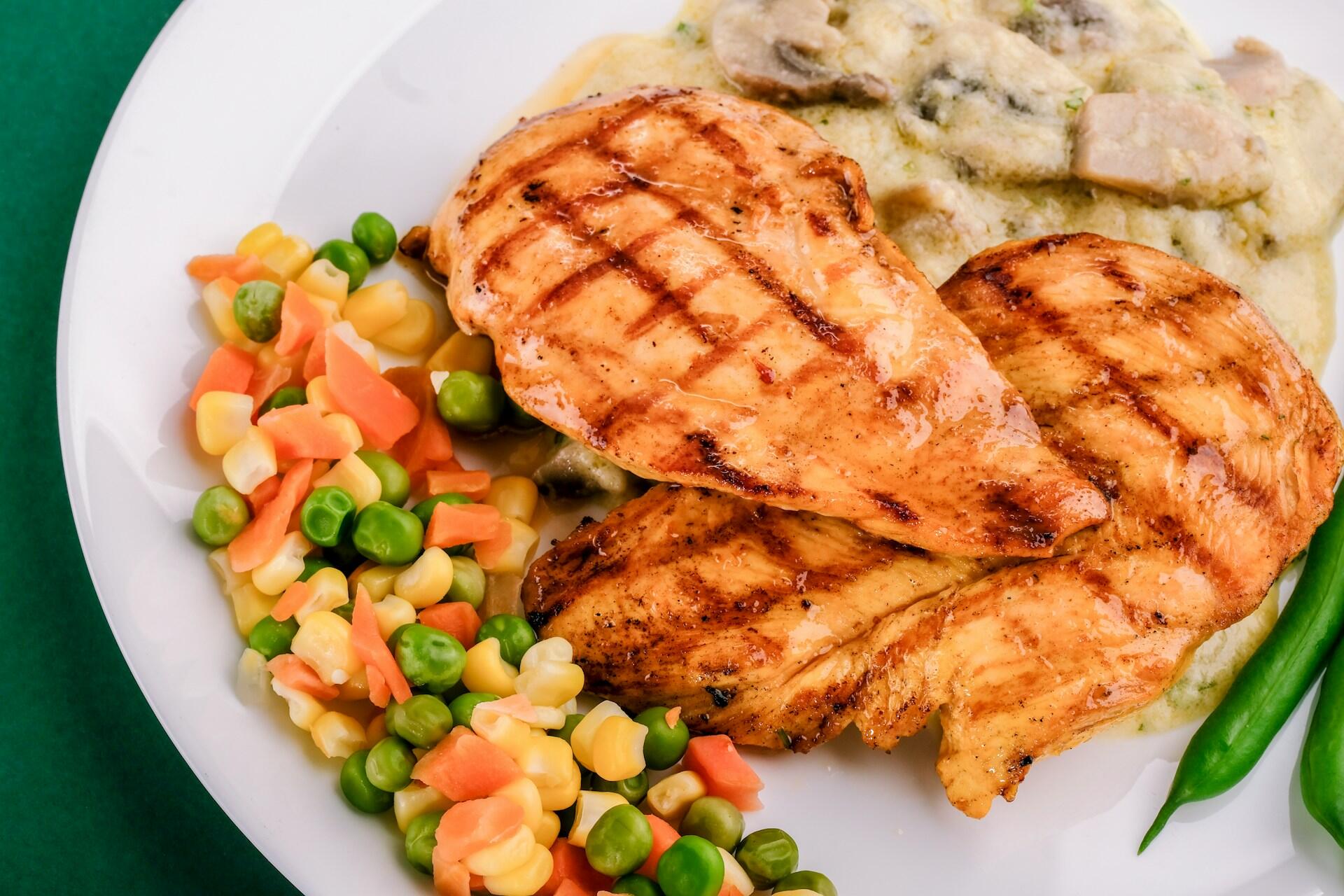 A succulent high-protein meal.