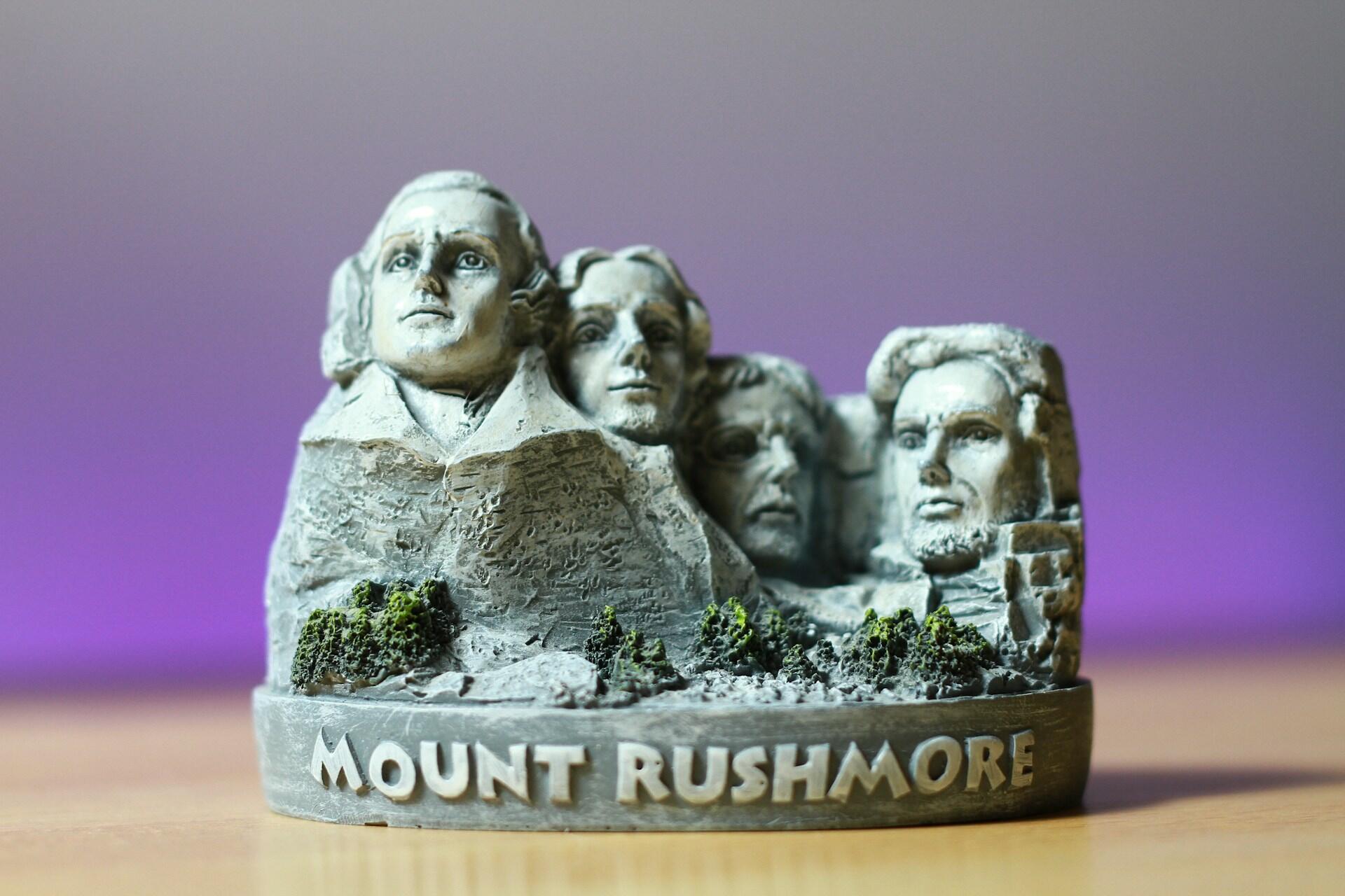 A souvenir for Mount Rushmore.