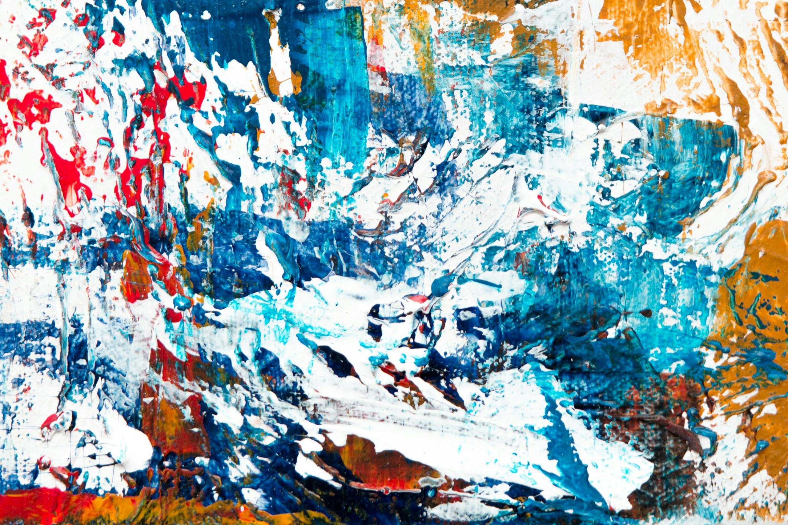 Jackson Pollock style of painting