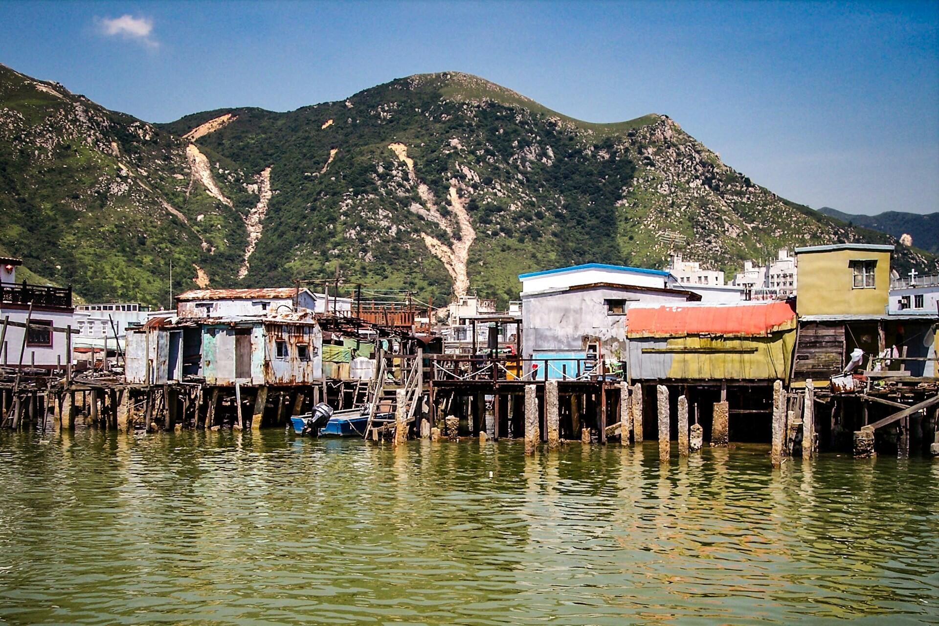 The Tai O fishing village in Hong Kong.