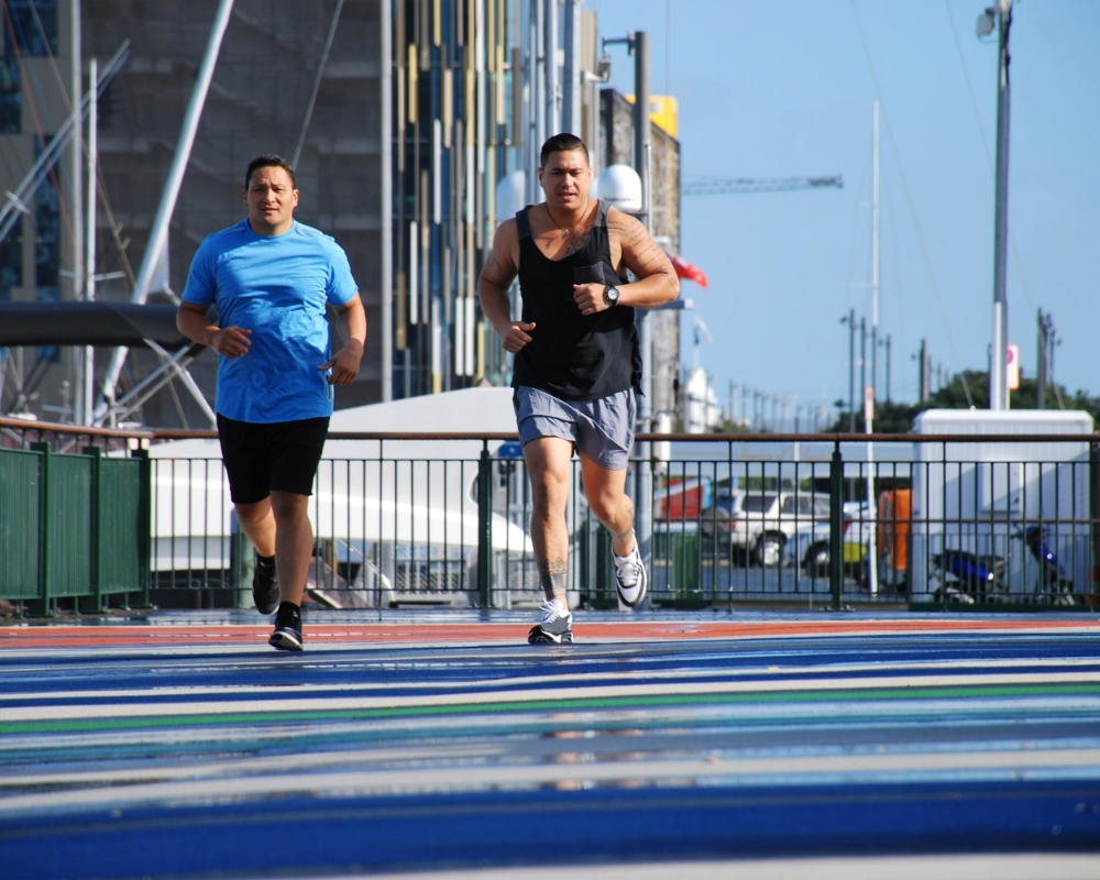 Jogging in Auckland