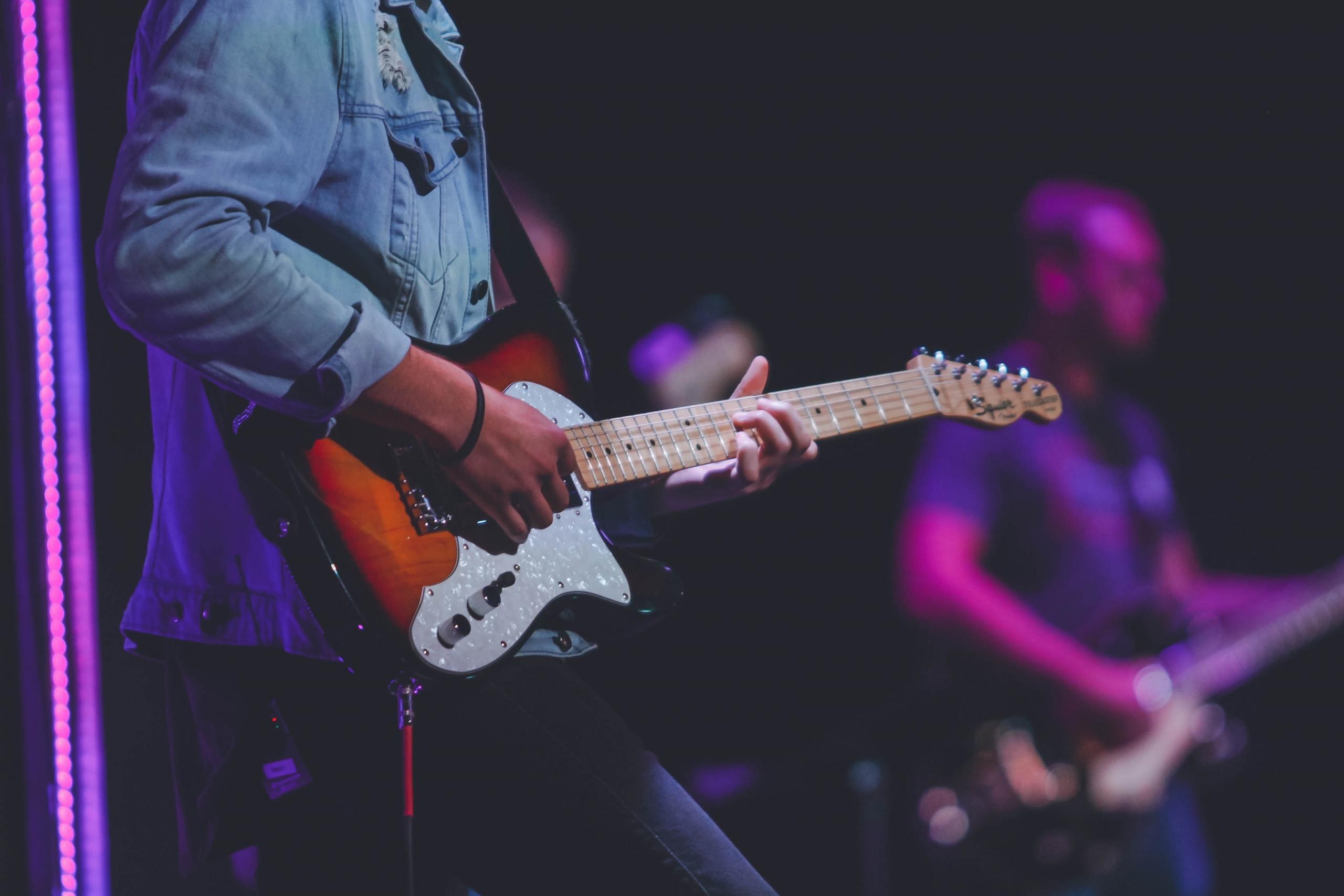The guitar perfectly combines with other instruments