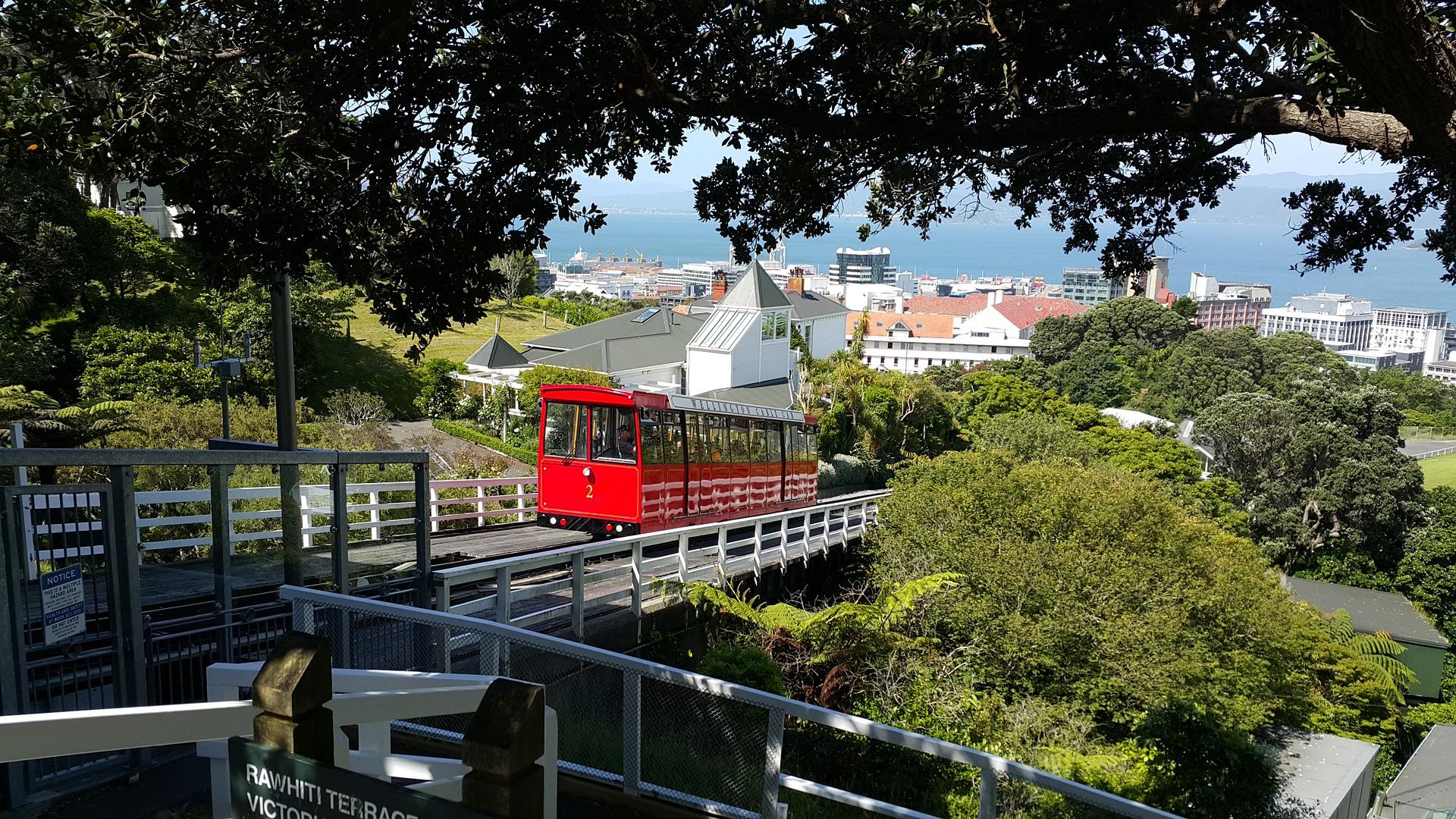 Wellington Cable Car taking English Learners