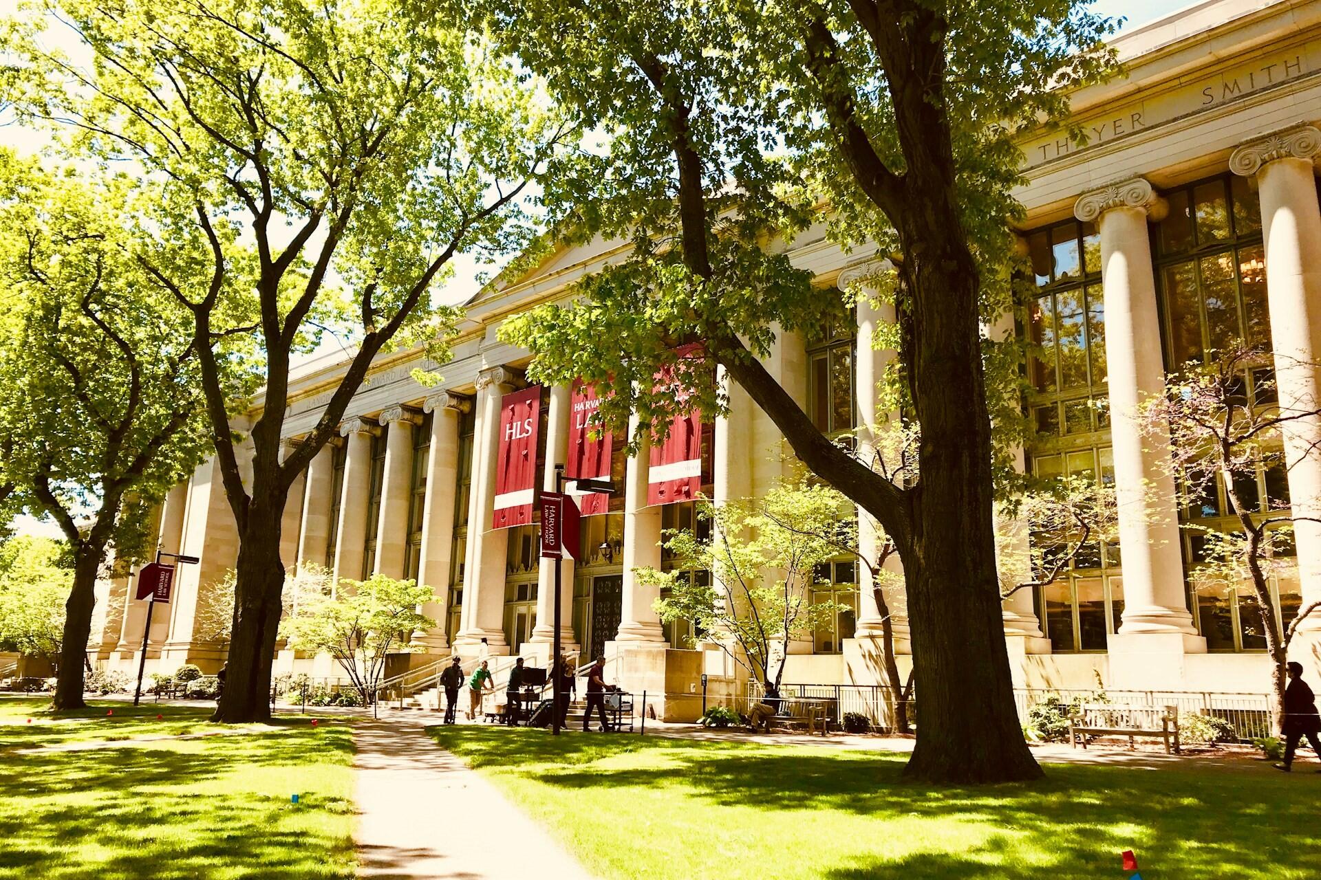 A Harvard Law building.