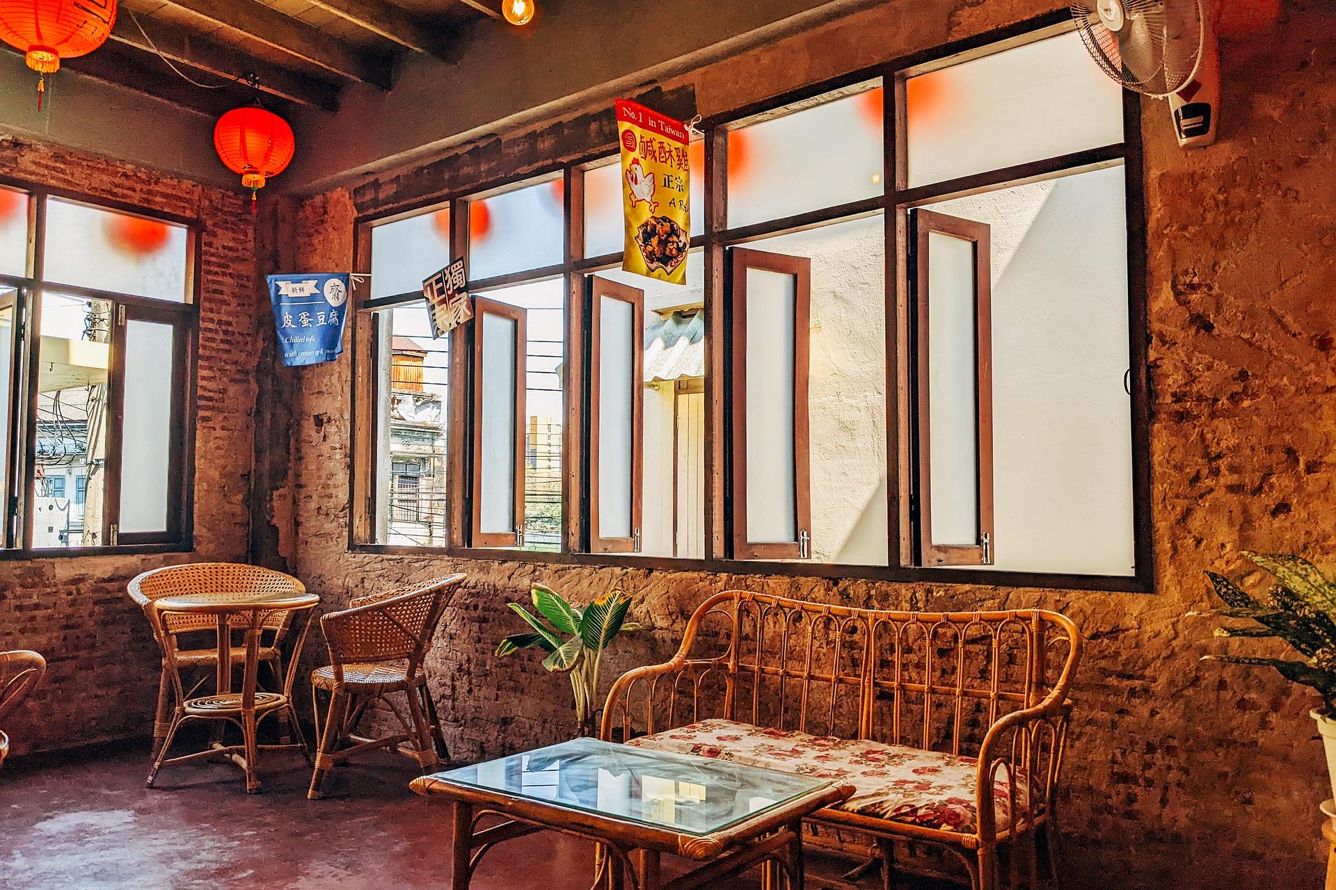 Interior Chinese style room to study NCEA exam