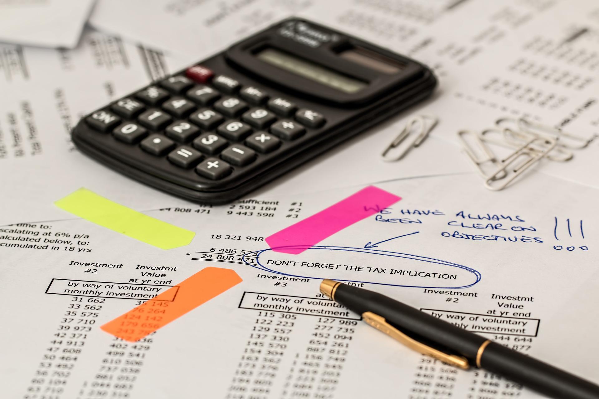 Calculator for accounting audit