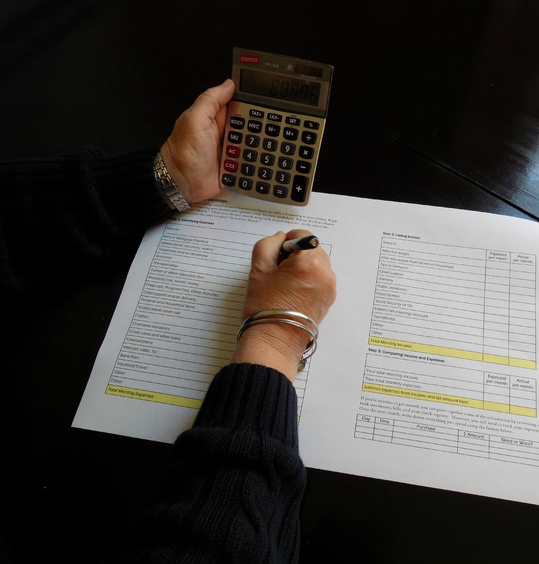 learning how to fill out accounting forms in ncea