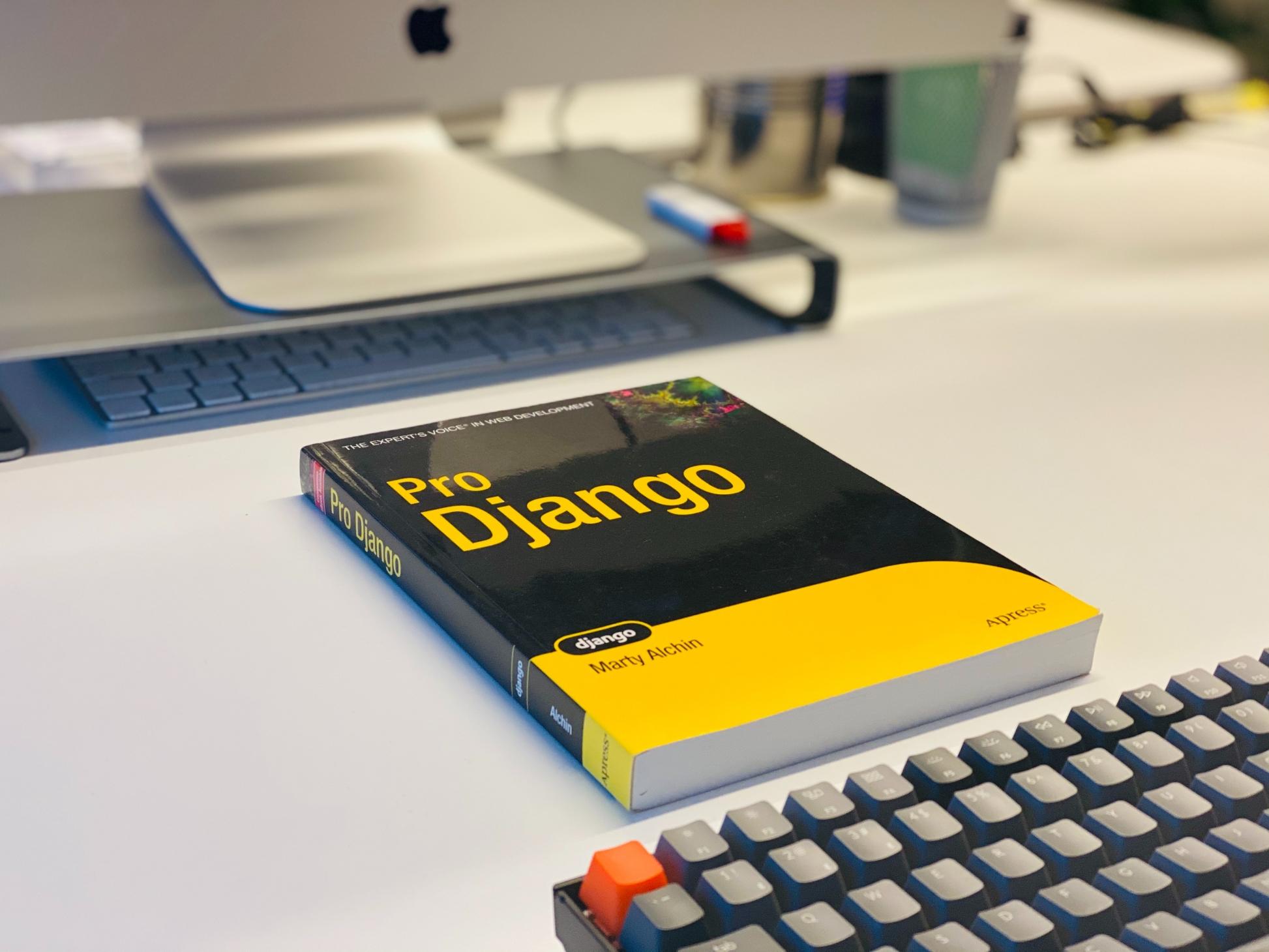 Book with PRO Django written on it