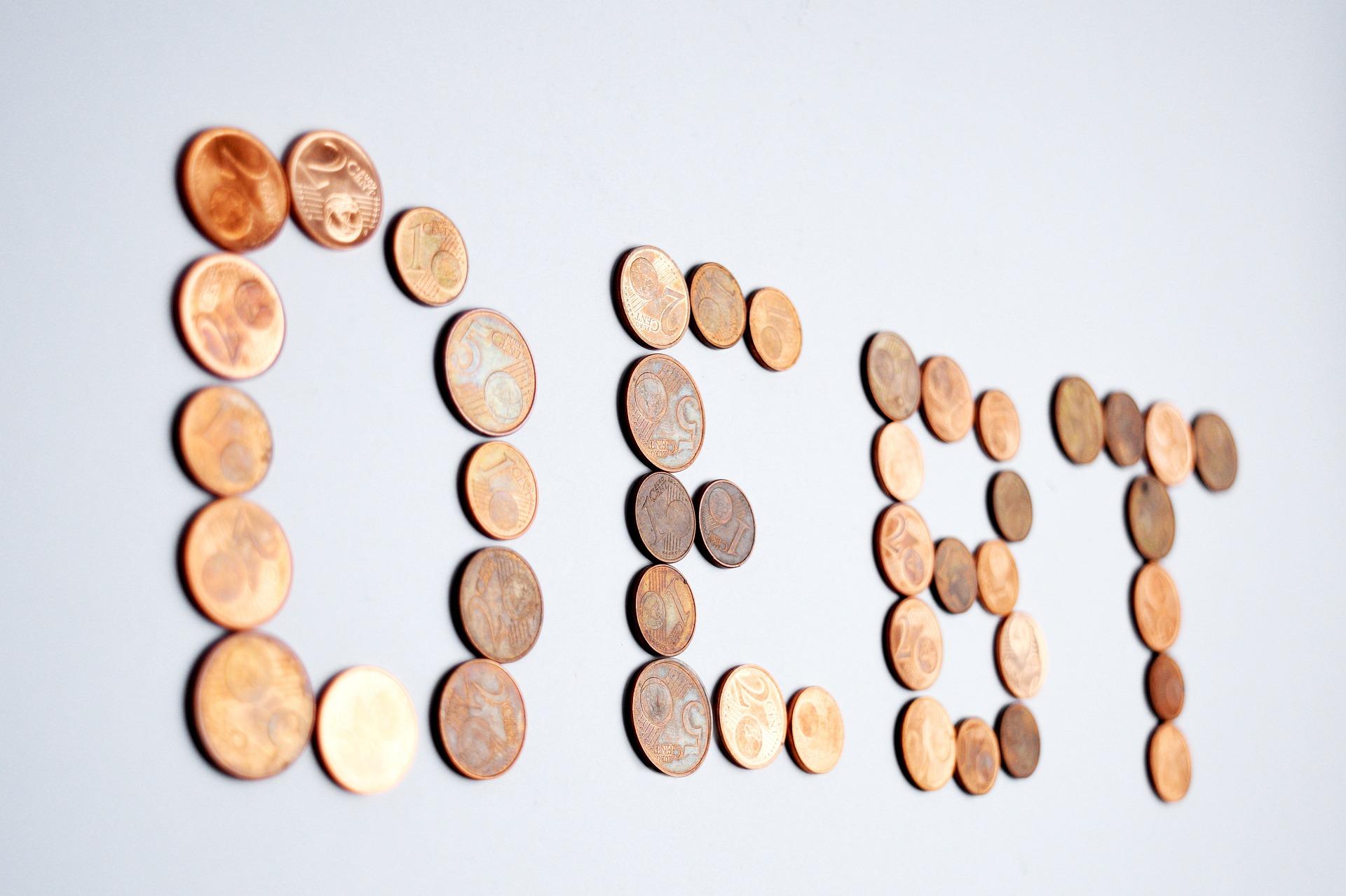 Debt written through coins