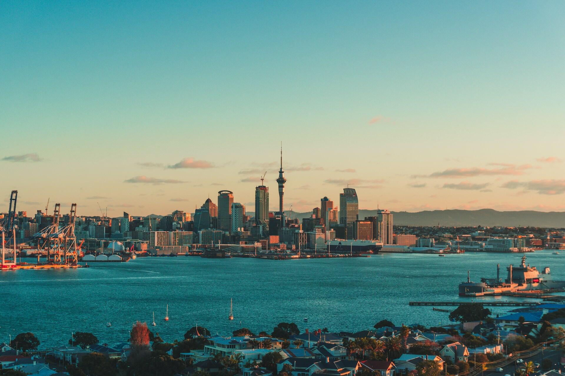 Auckland waterfront.