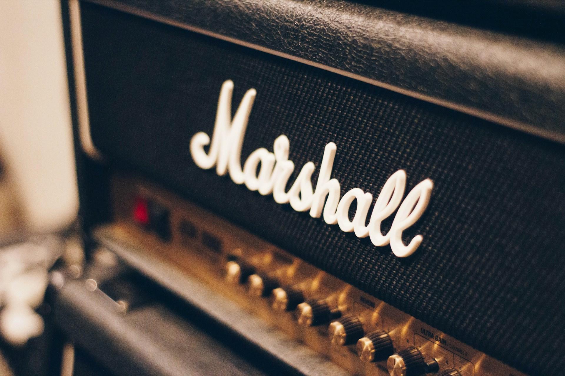 A Marshall head amp.