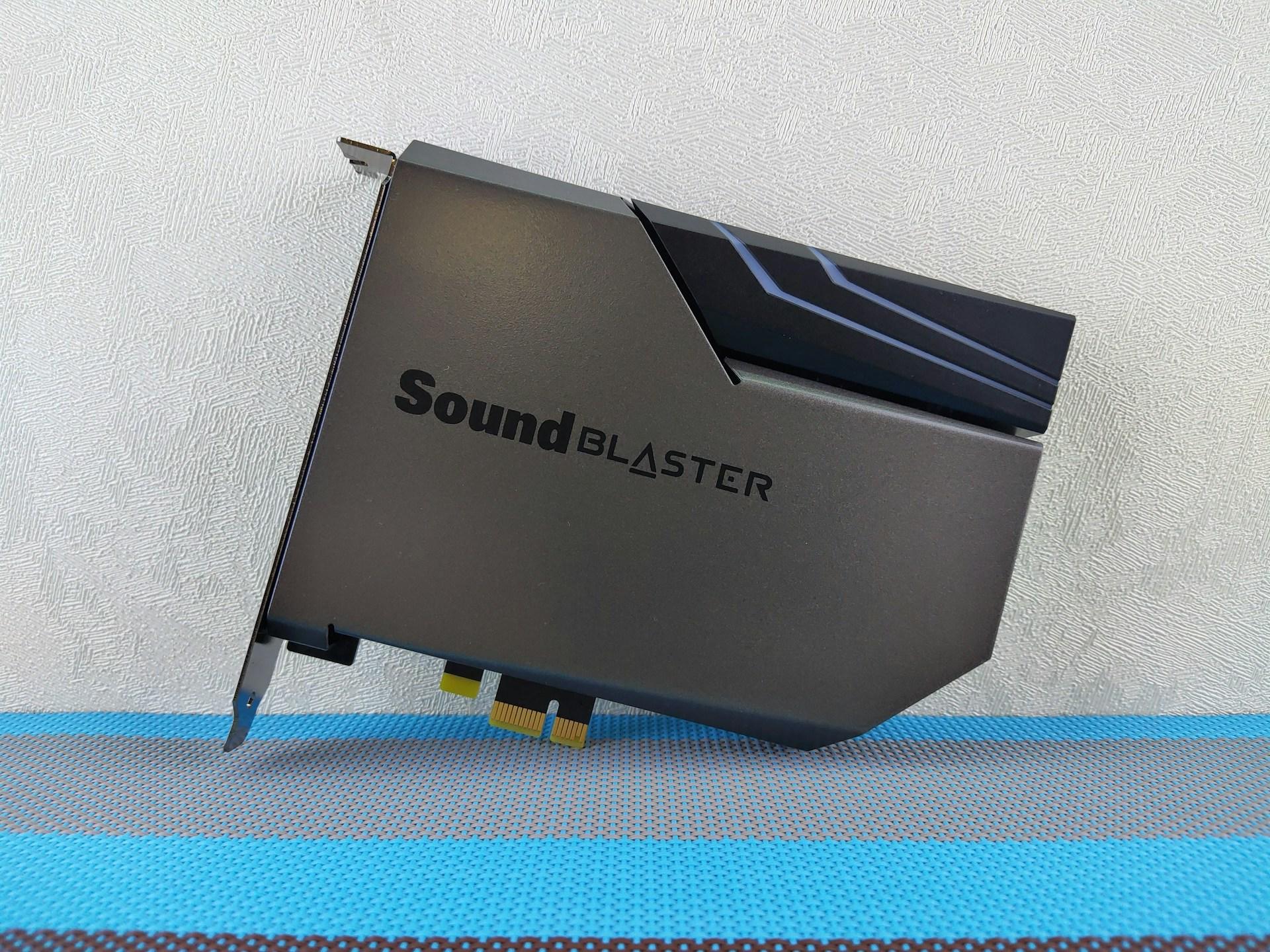 A sound card on its side.