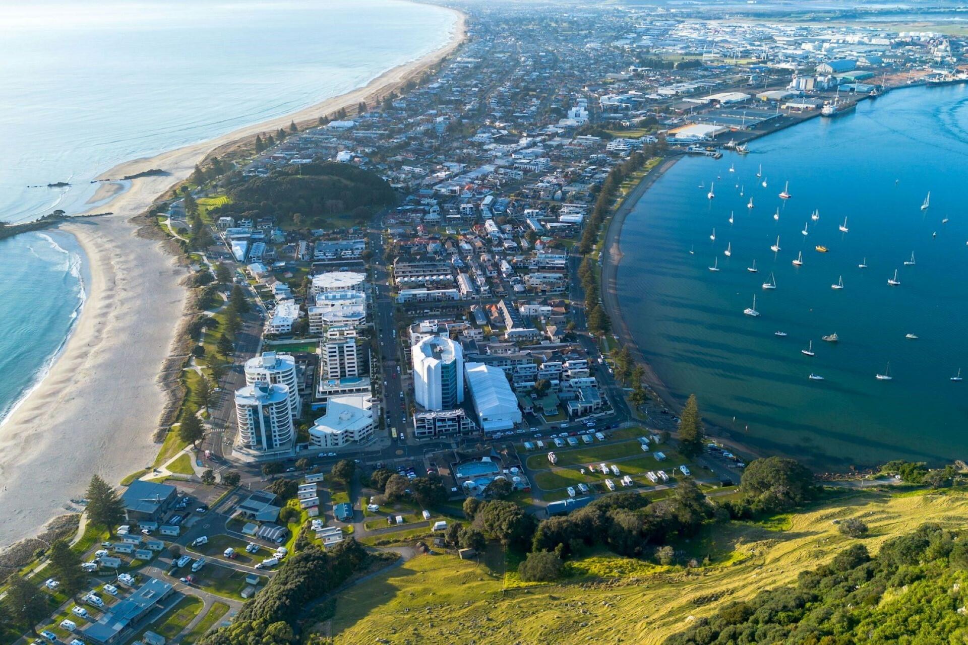 A view over Tauranga.