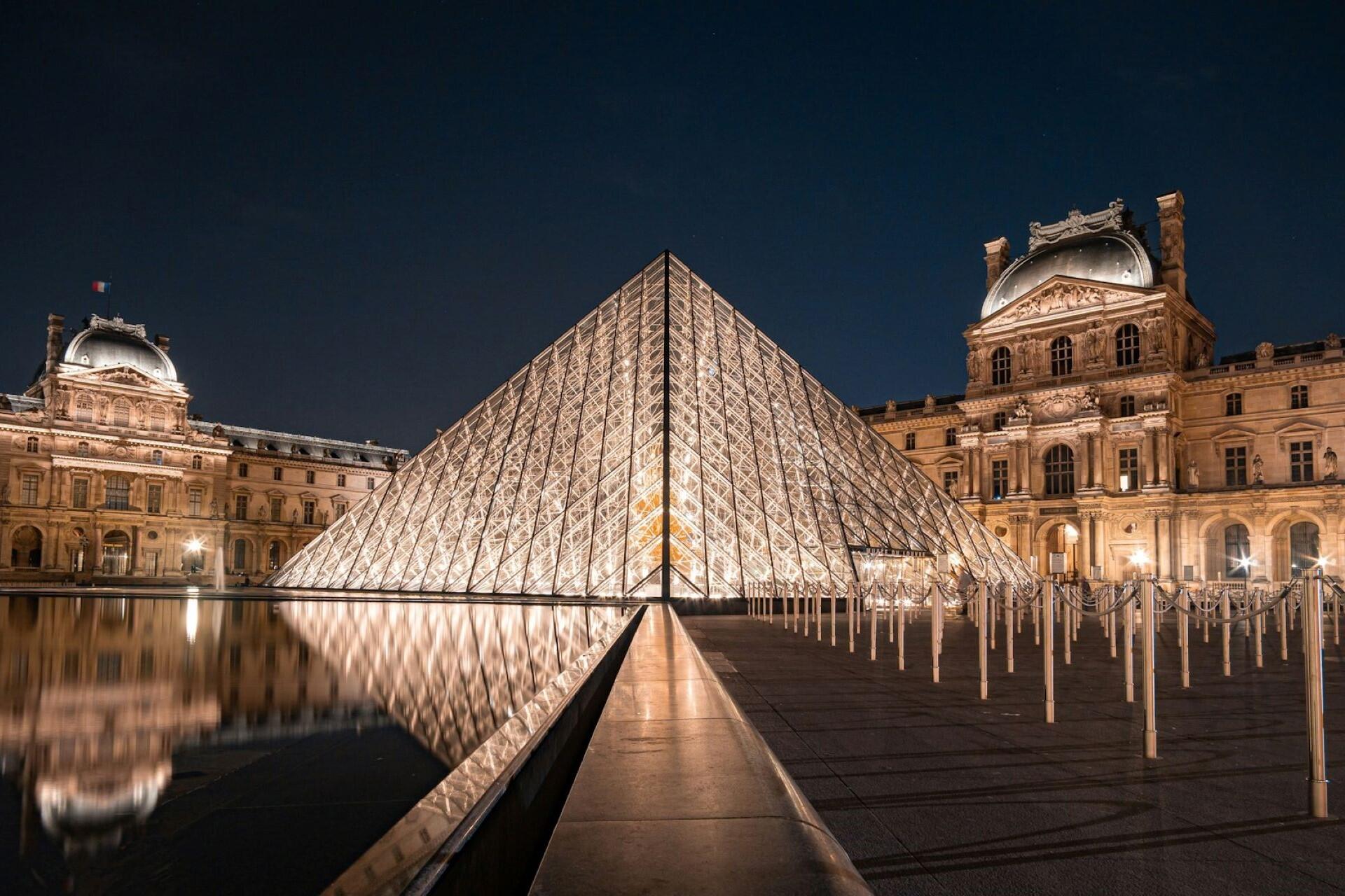 The Louvre in Paris, France.