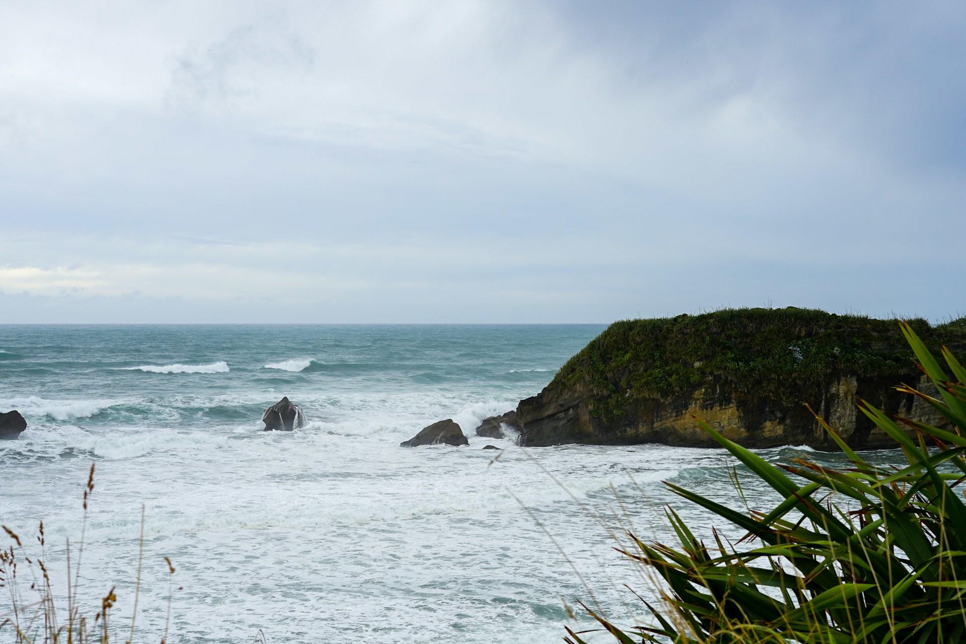 The Punakaiki Coast in New Zealand.