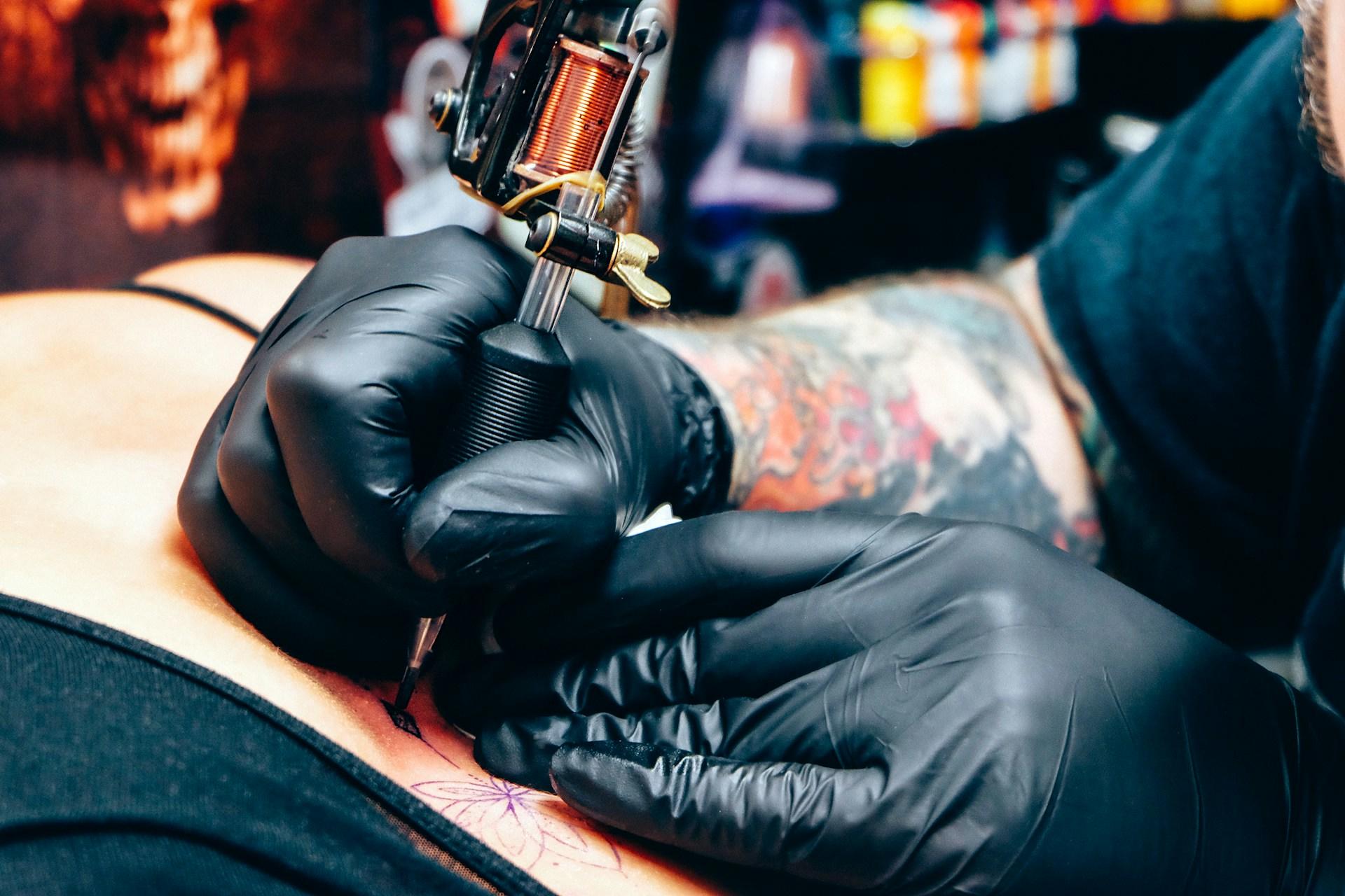 A Western tattoo artist.