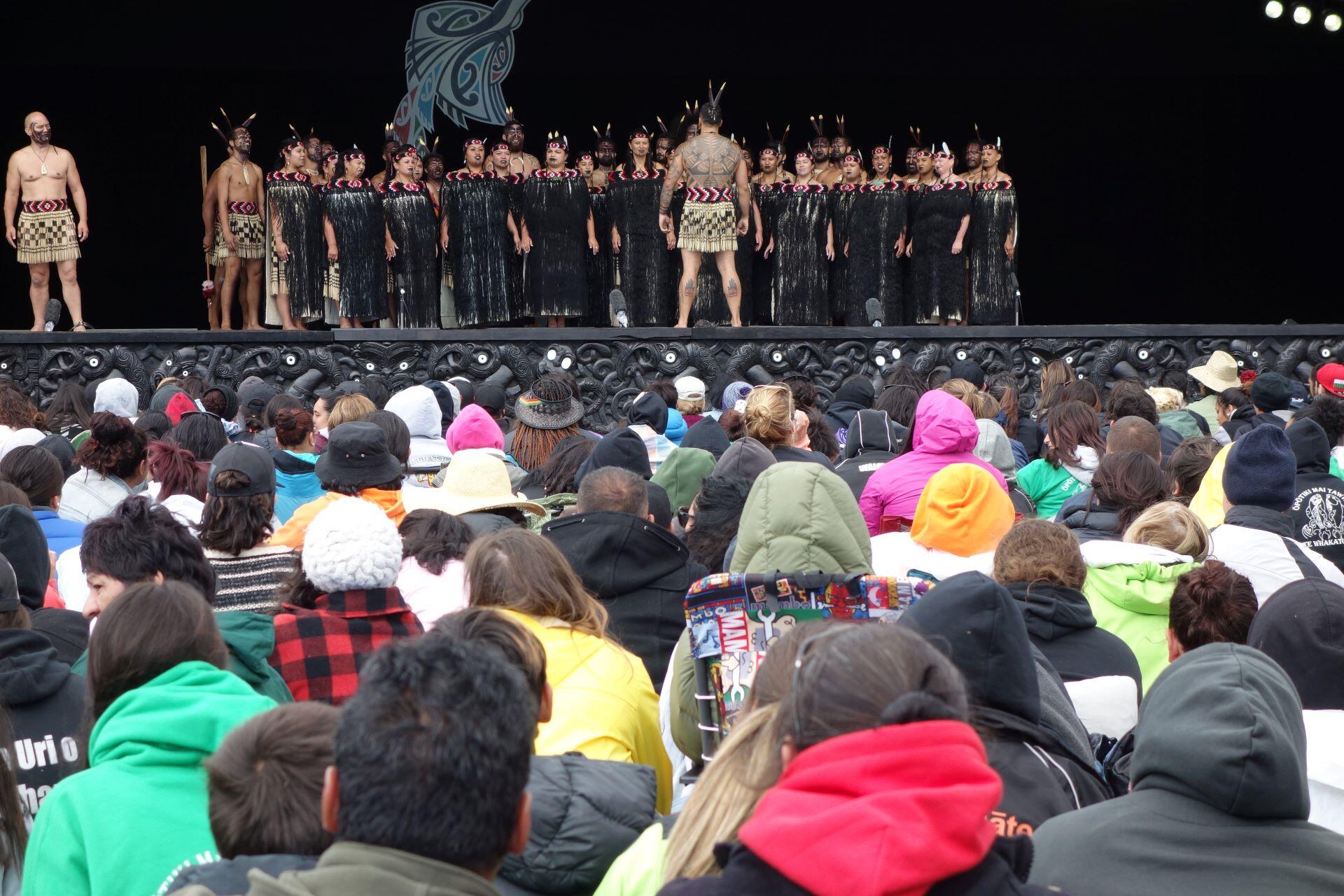 A view of the crowds at Te Matatini.